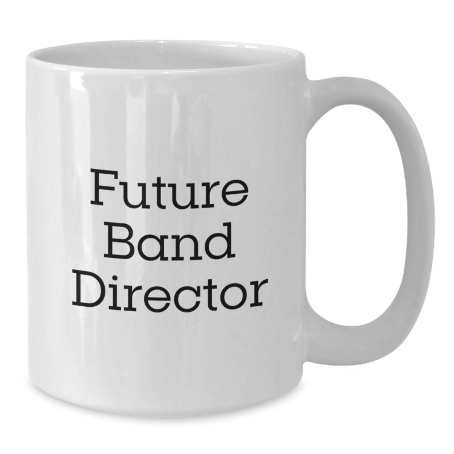 Funny Quote for Future Band Director White Coffee Mug Gifts from Men to Band Director Friends at Christmas - Additional