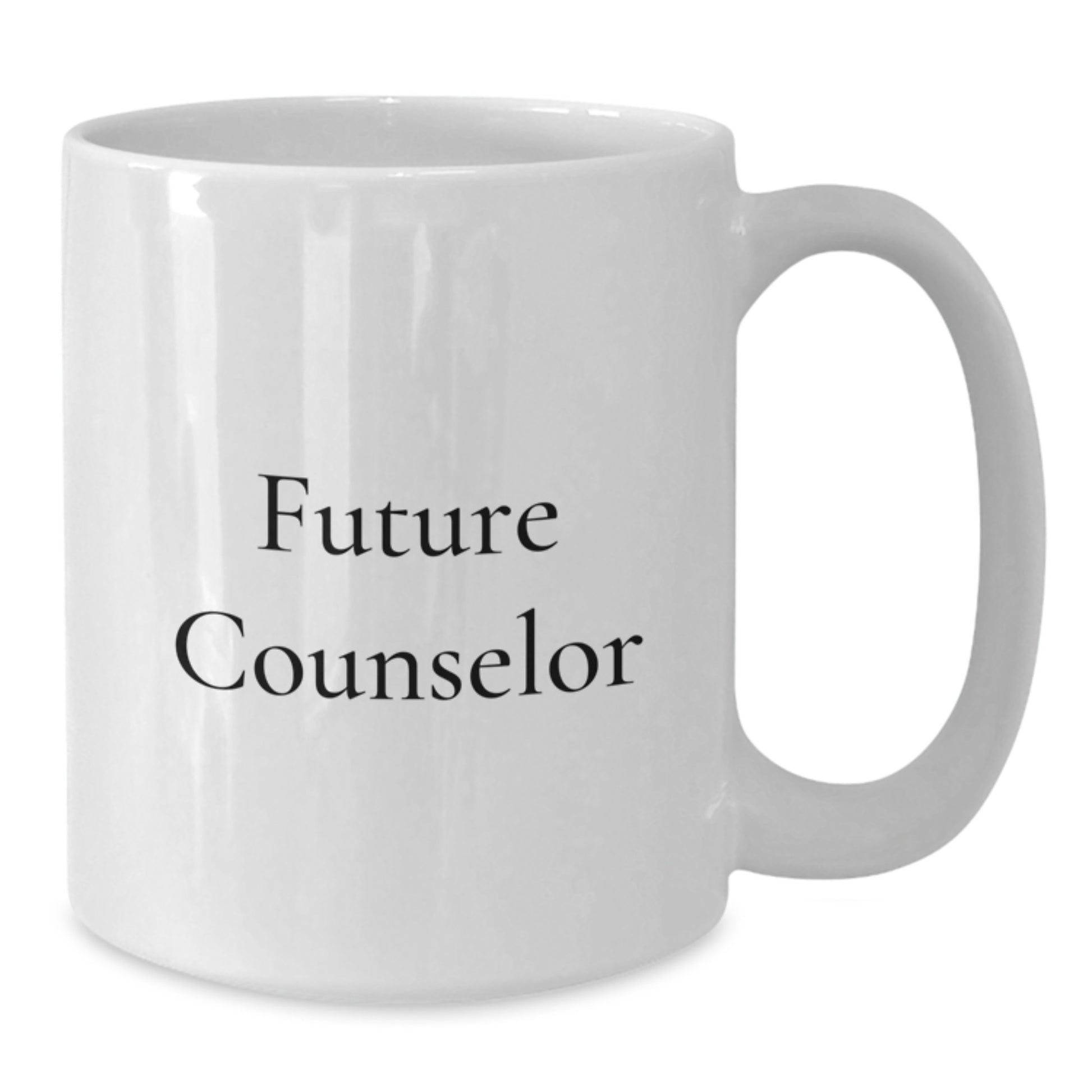 Funny Counselor Gifts from Friends and Family - Future Counselor White Coffee Mug - Christmas Unique Mug - Additional