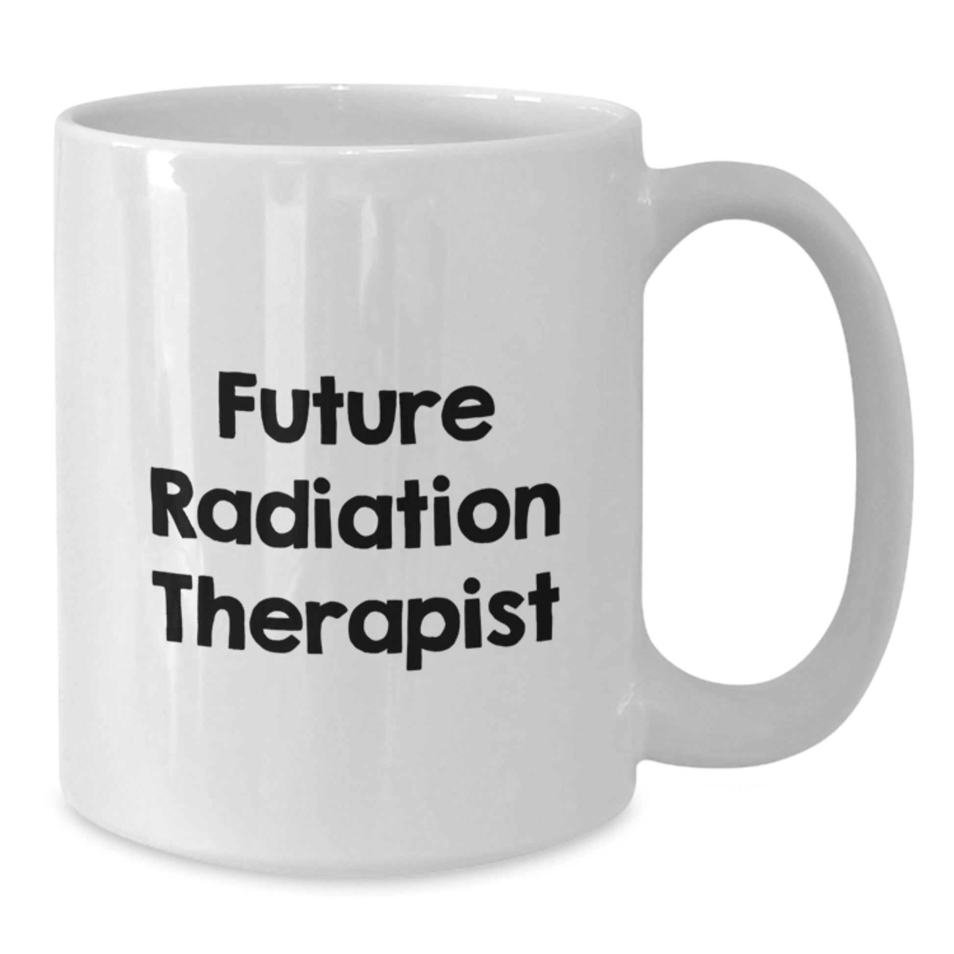 Funny Future Radiation Therapist Gifts from Friends for Radiation Therapist Graduation White Coffee Mug, 'You're Beaming with Potential!' - Additional