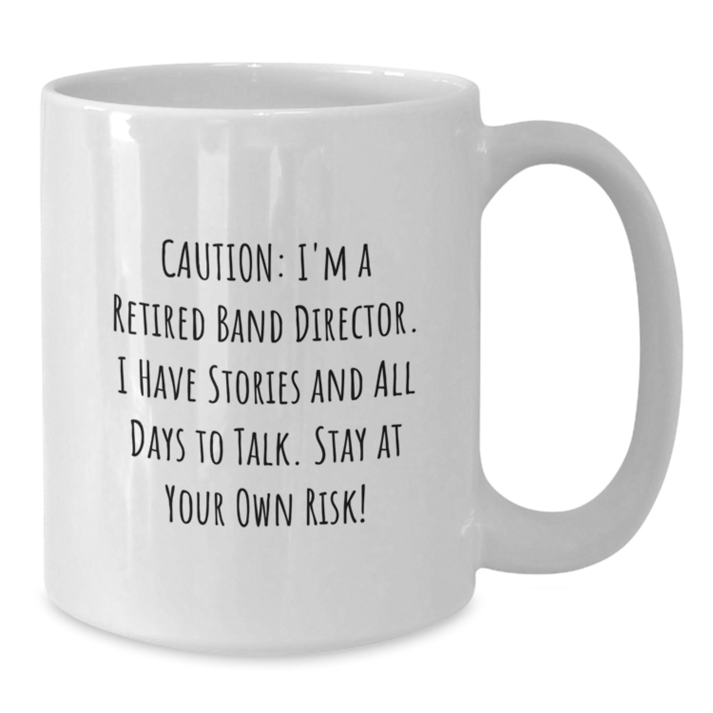 Funny Band Director Gifts from Men - White Coffee Mug for Christmas Unique Presents - Additional