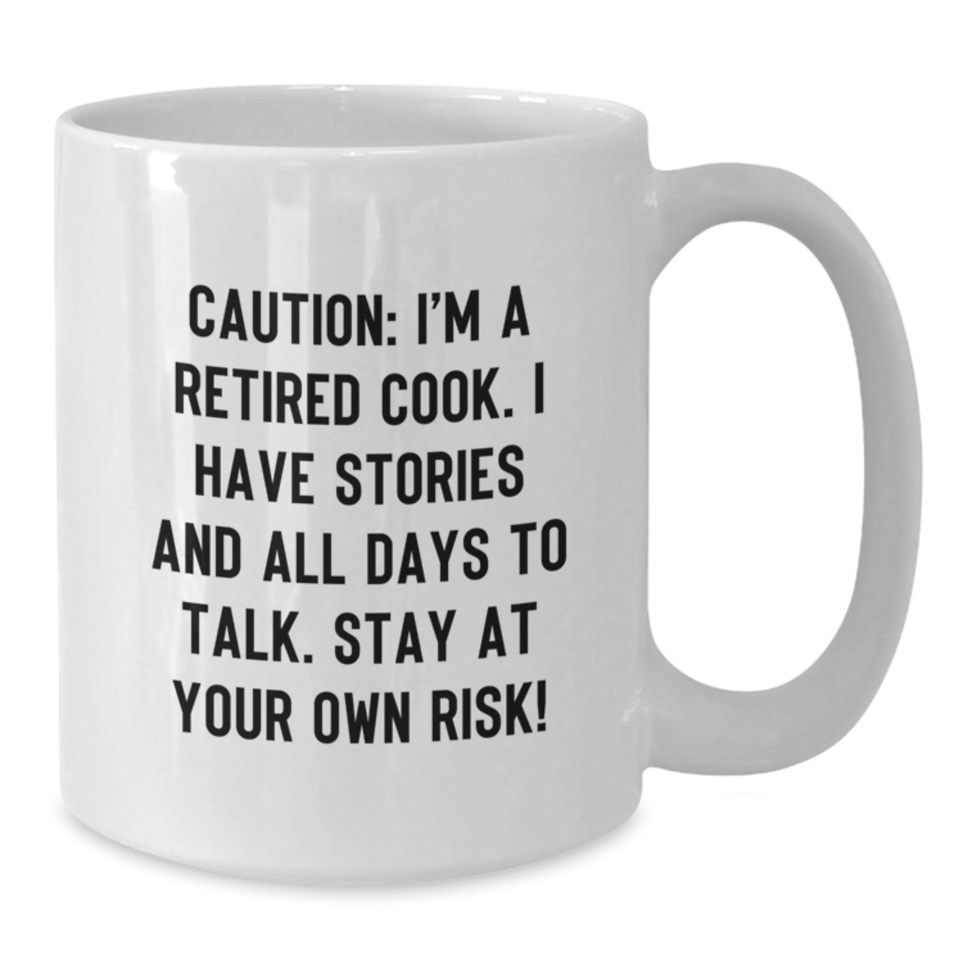 Funny White Coffee Mugs for Cook Lovers Gifts from Men to Cook Friends at Christmas Unique Occasions - Additional