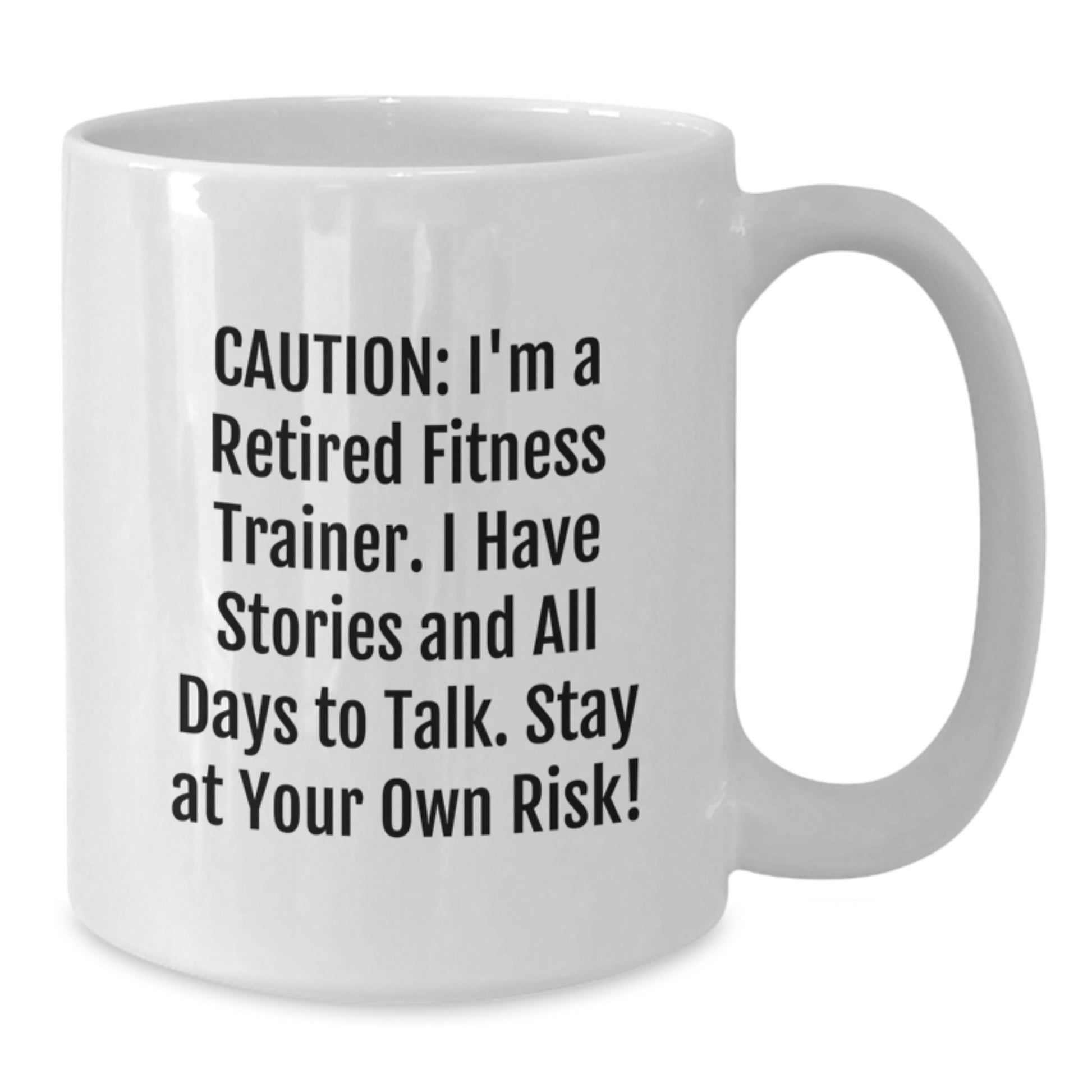 Funny Fitness Trainer White Coffee Mug, Gifts from Friends to Fitness Trainers, Best Christmas Unique Gifts for Men, Women, Coworkers, Family - Additional