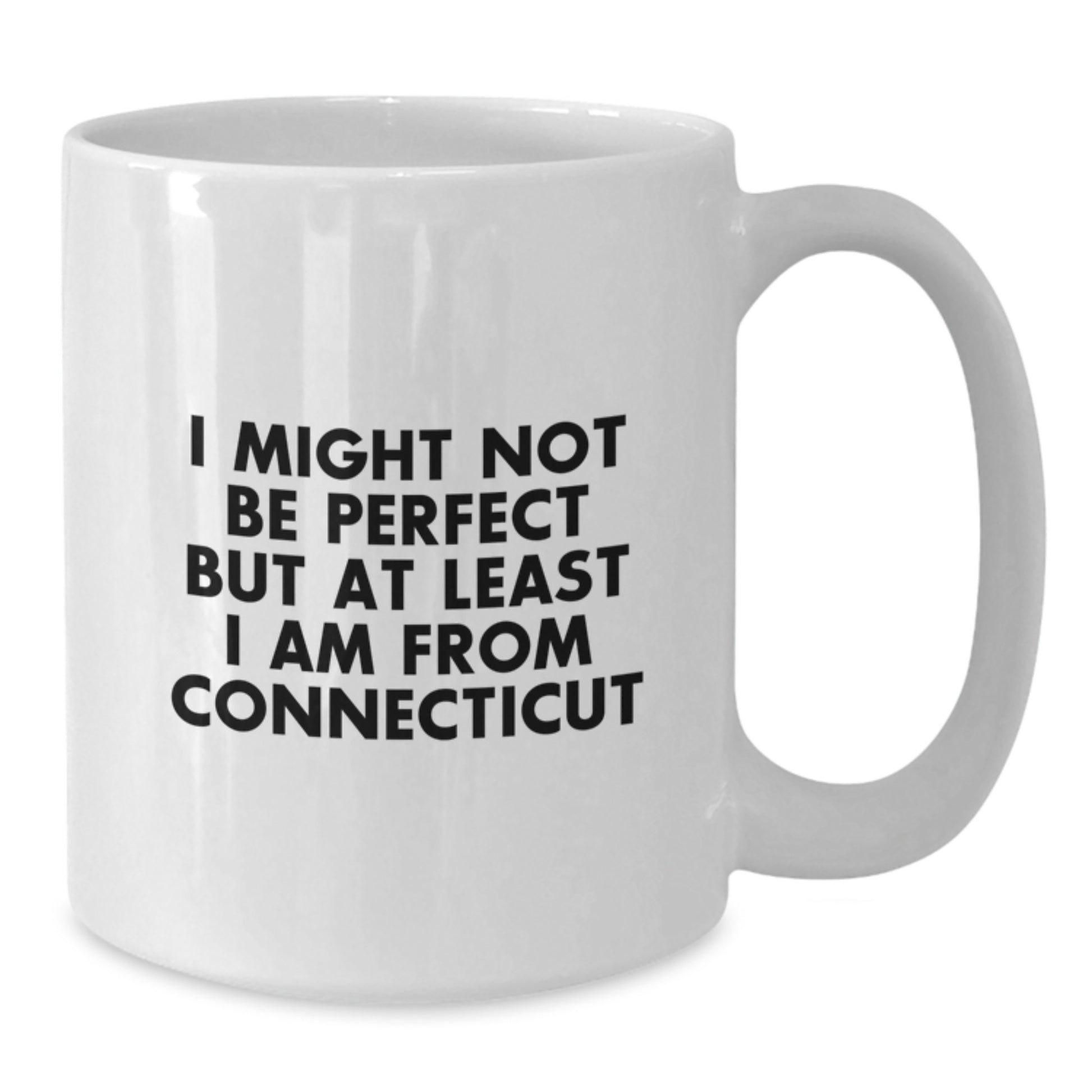 Funny Connecticut White Coffee Mugs Gifts from Men to Family Members at Christmas - Additional