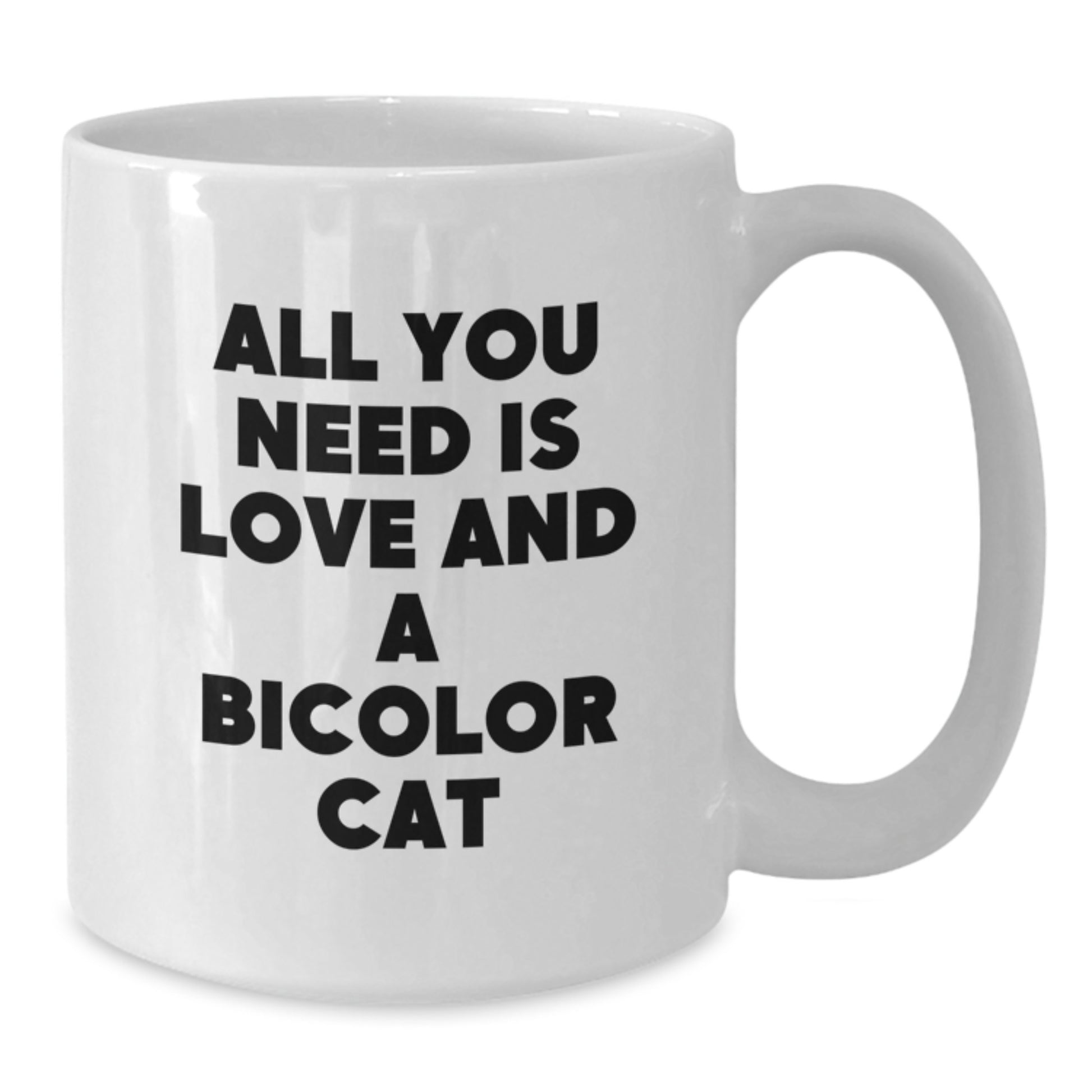 Bicolor Cat White Coffee Mug, Funny Quote for Cat Lovers, White Coffee Mug with Christmas Unique Gifts for Men Women Friends Family - Additional