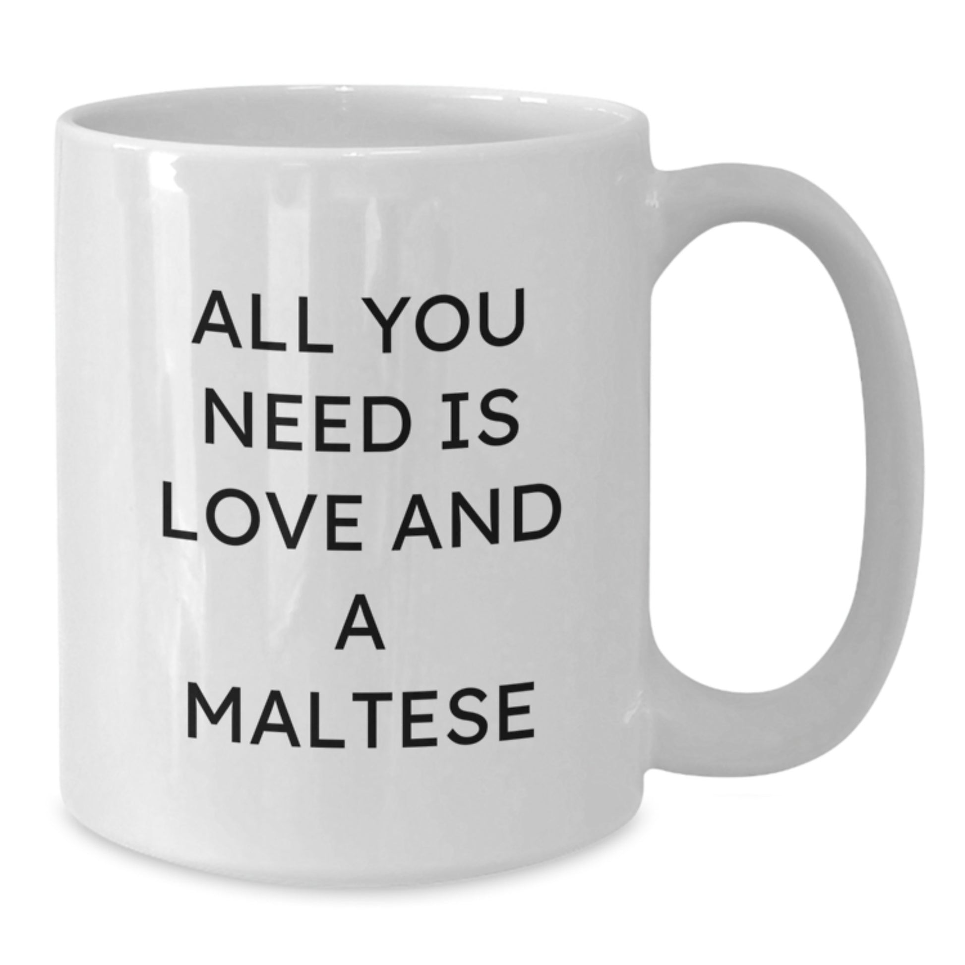 Funny Maltese Dog Gifts for Women from Men, White Coffee Mug with All You Need Is Love And A Maltese Quote, Christmas Unique Gifts for Dog Lovers - Additional