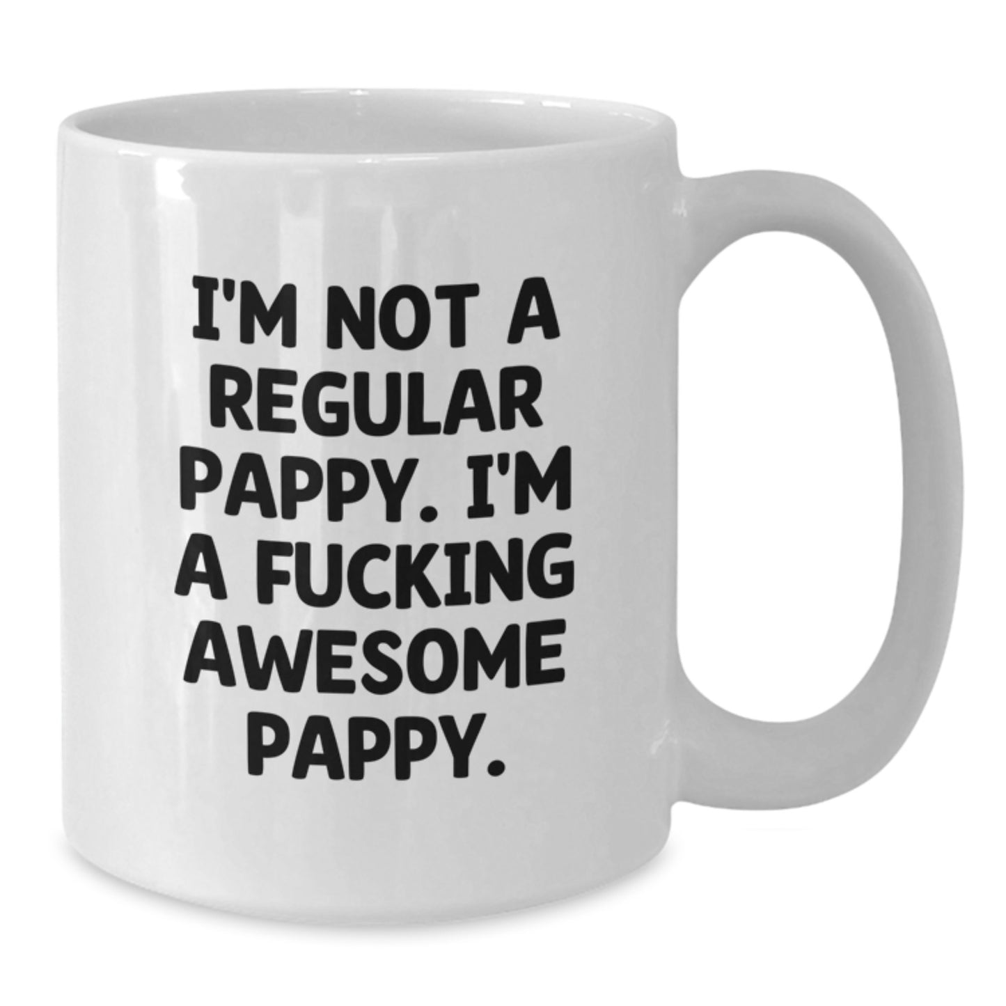 Funny Pappy White Coffee Mug Gifts for Men from Friends, Perfect Unique Christmas Unique Gifts - Additional