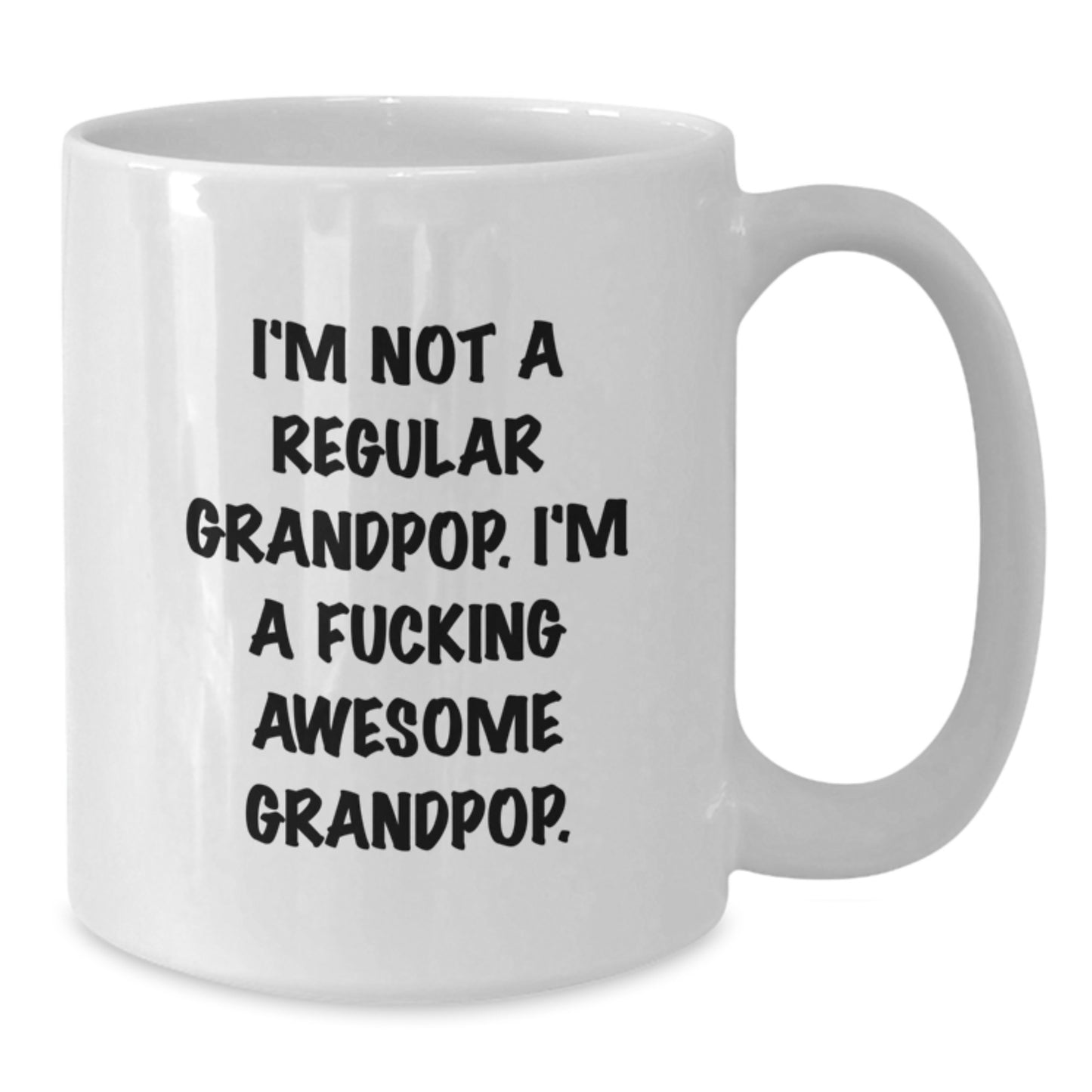 Funny Grandpop Gifts for Him, Awesome Grandpop White Coffee Mug, Unique Christmas Memorable Presents from Men to Granddads - Additional