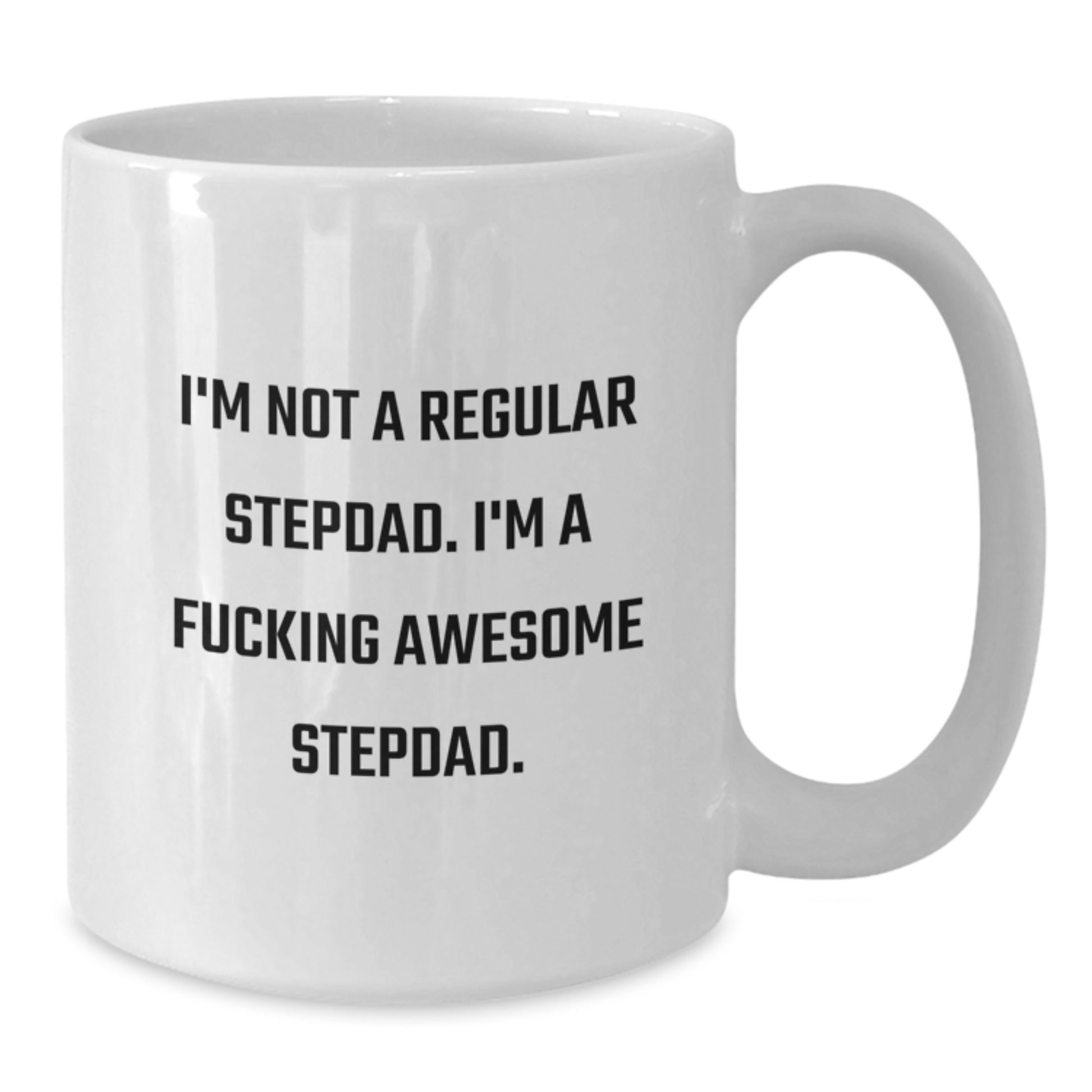Funny Stepdad White Coffee Mug Gifts from Men to Awesome Stepdads This Christmas - Additional