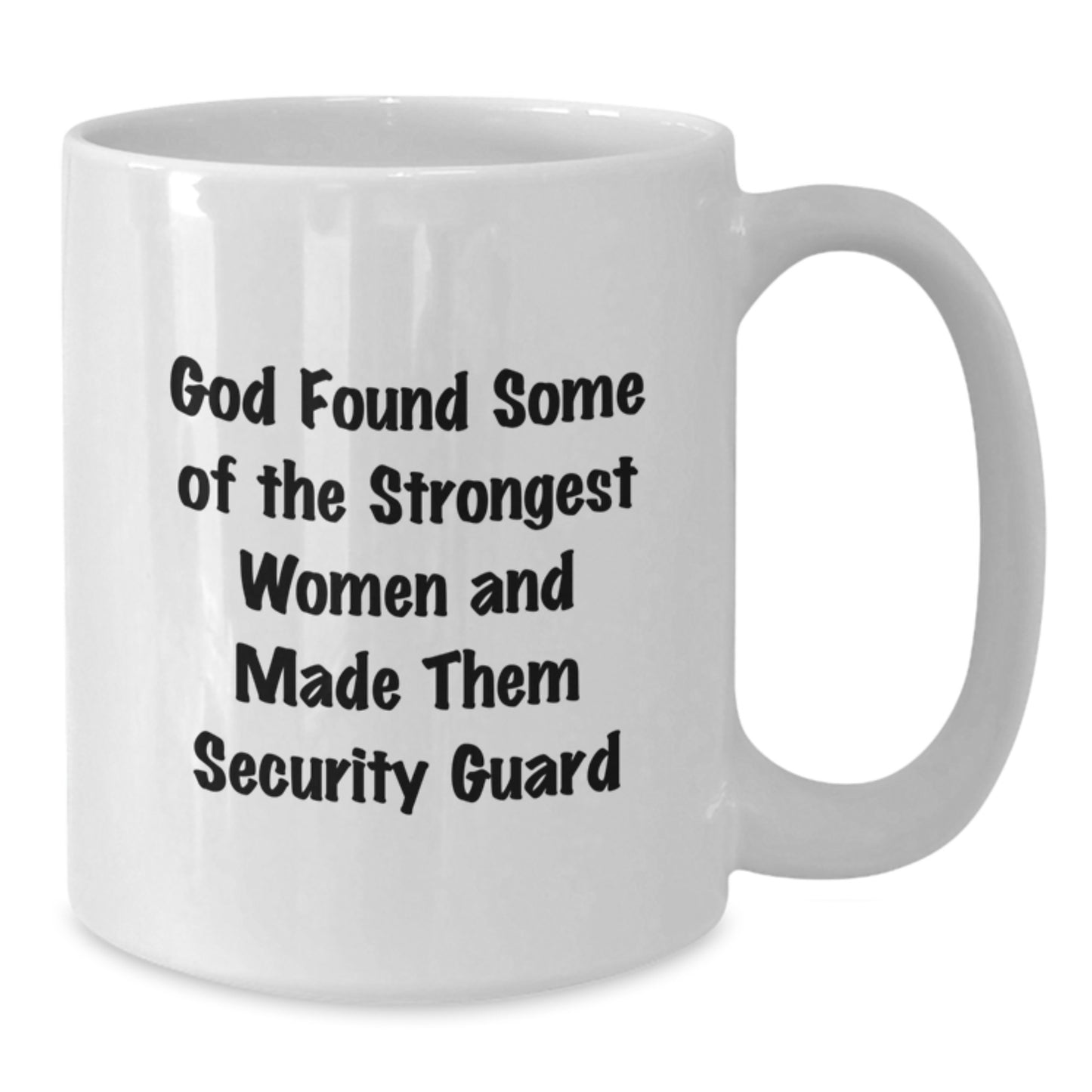 Funny Security Guard Gifts from Men to Women, Inspirational White Coffee Mug for Christmas Unique Presents - Additional