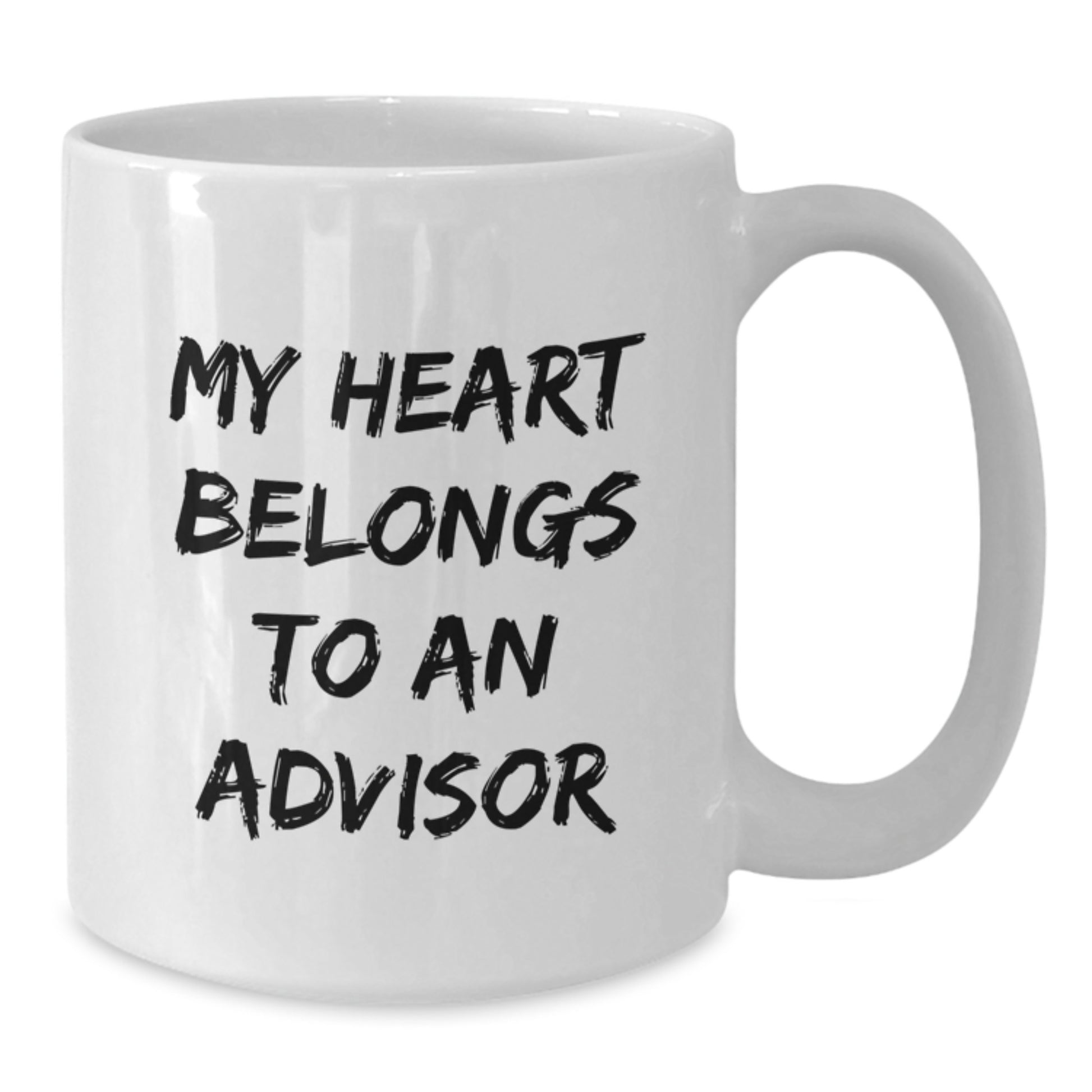 Funny Advisor Quote Gifts from Men to Advisor White Christmas Unique Coffee Mugs, 11oz or 15oz, Ceramic, Microwave and Dishwasher Safe - Additional