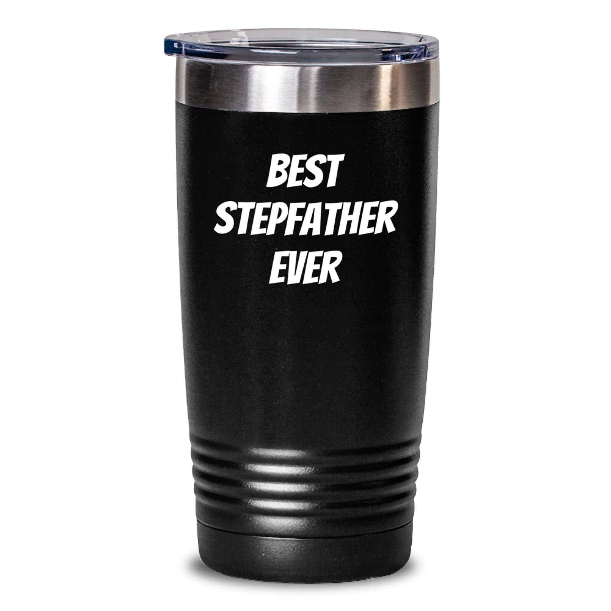 Funny Stepfather Gifts for Men - Best Stepfather Ever Tumbler, Christmas Unique Gifts from Family - Main