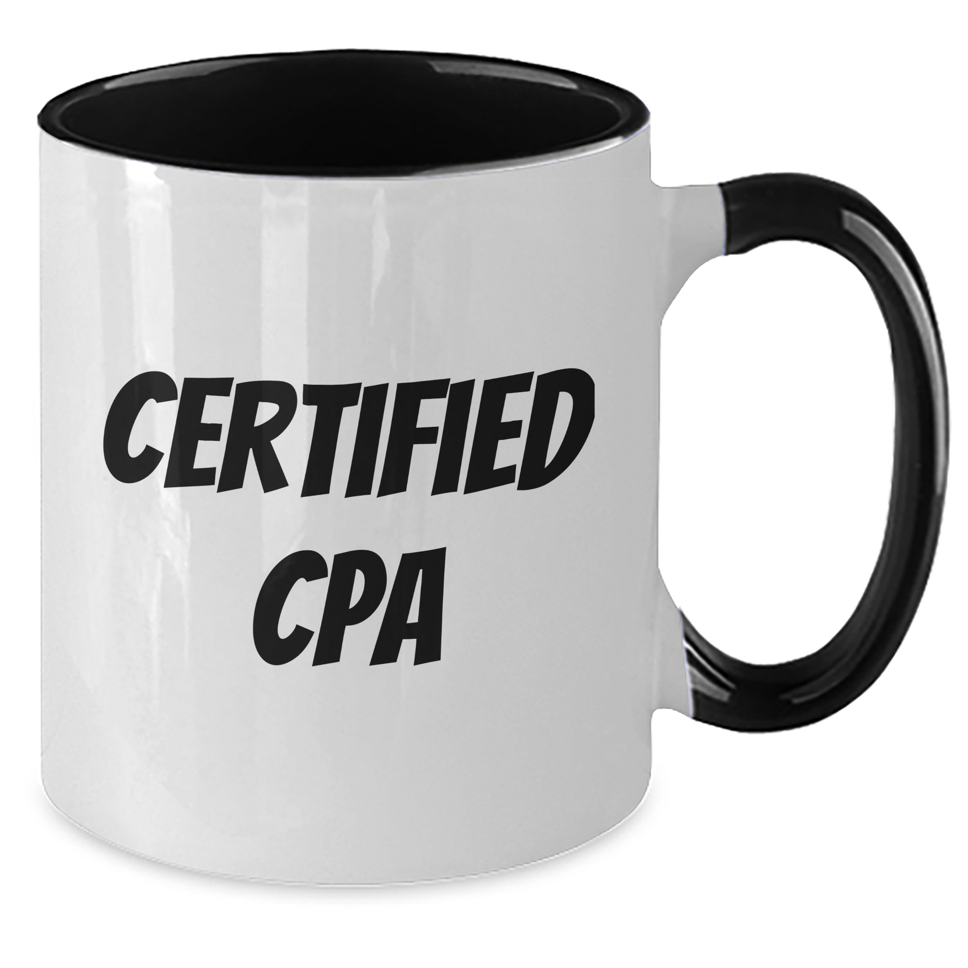 Funny CPA Gifts from Friends - Cute Two Tone Coffee Mug for Certified Public Accountants, Graduation Unique Gifts - Additional