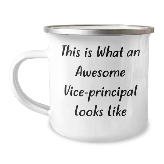 Funny Vice-principal Quotes Gifts from Men to Vice-principal for Graduation Unique Gifts, Camping Mug for Vice-principal, This Is What An Awesome Vice-principal Looks Like - Image 1