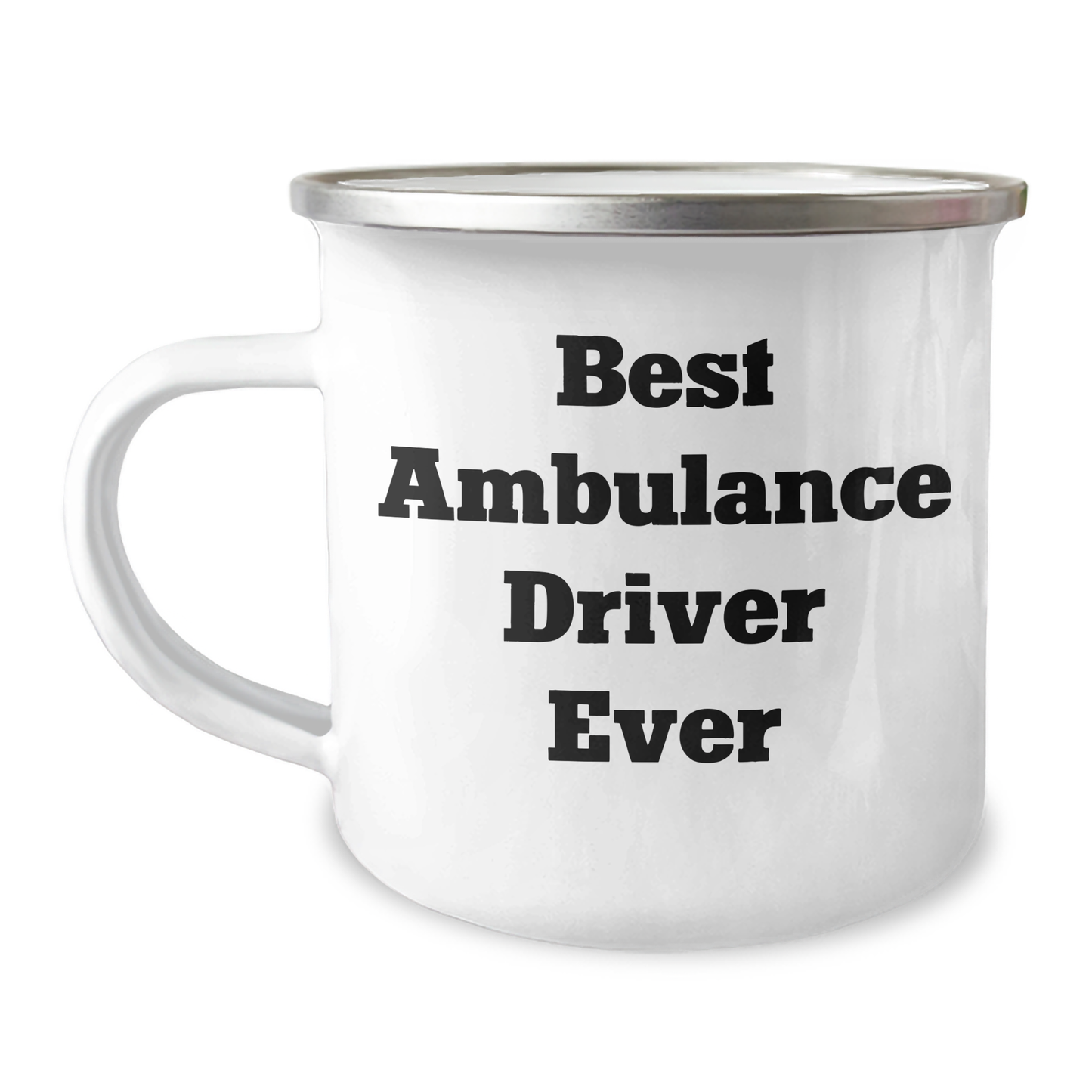 Gifts from Ambulance Driver Friends, Best Ambulance Driver Ever Funny Camping Mug for Graduation, Gifts for Ambulance Driver Men, Unique Ambulance Driver Gifts - Image 1