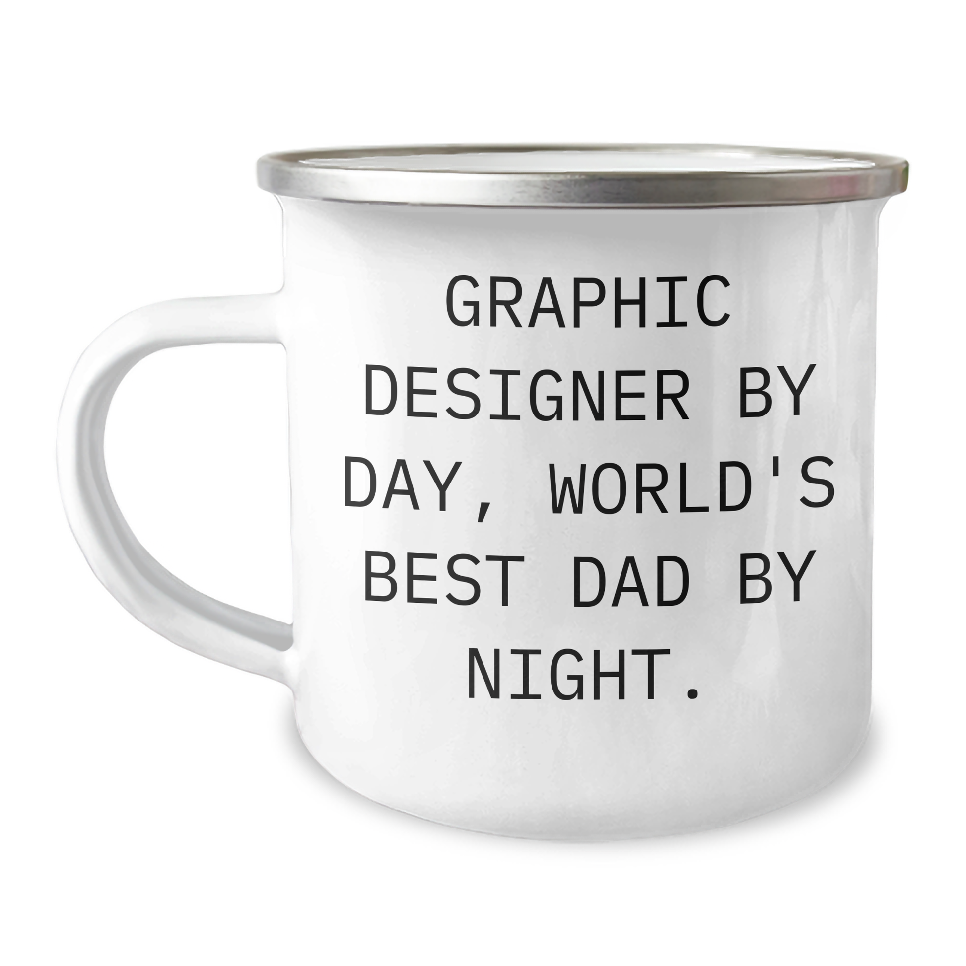 Graphic Designer Gifts, Funny Camping Mugs for Graphic Designer By Day, World's Best Dad By Night, Graduation Unique Gifts from Friends to Graphic Designer - Image 1