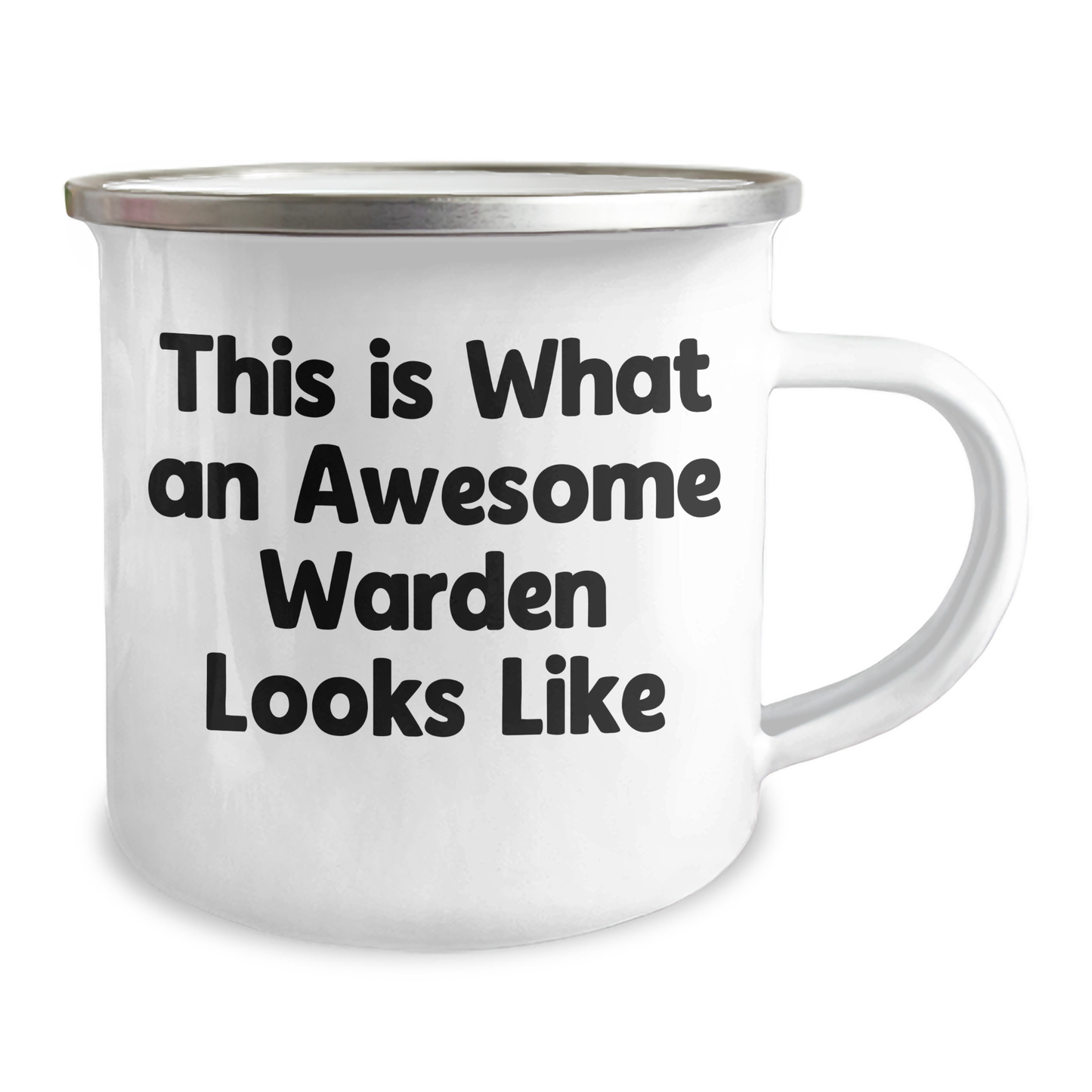 Funny Warden Gifts from Friends for Warden's Graduation - Camping Mug with Quote 'This Is What An Awesome Warden Looks Like' - Warden, Camping, Mug, Graduation, Gifts, Funny - Image 2
