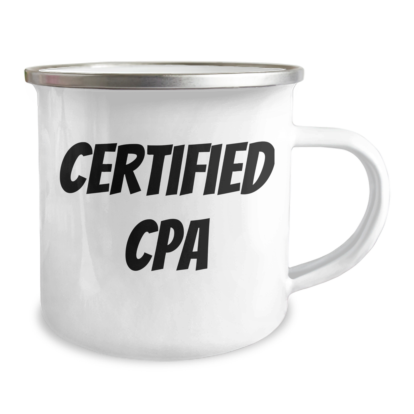 Funny CPA Gifts from Friends for Certified Cpa Graduation, Camping Mug, 12 oz Stainless Steel, Permanent Printing, Unique and Humorous Quote, Gifts for Men, Women, Family, Coworkers - Image 2