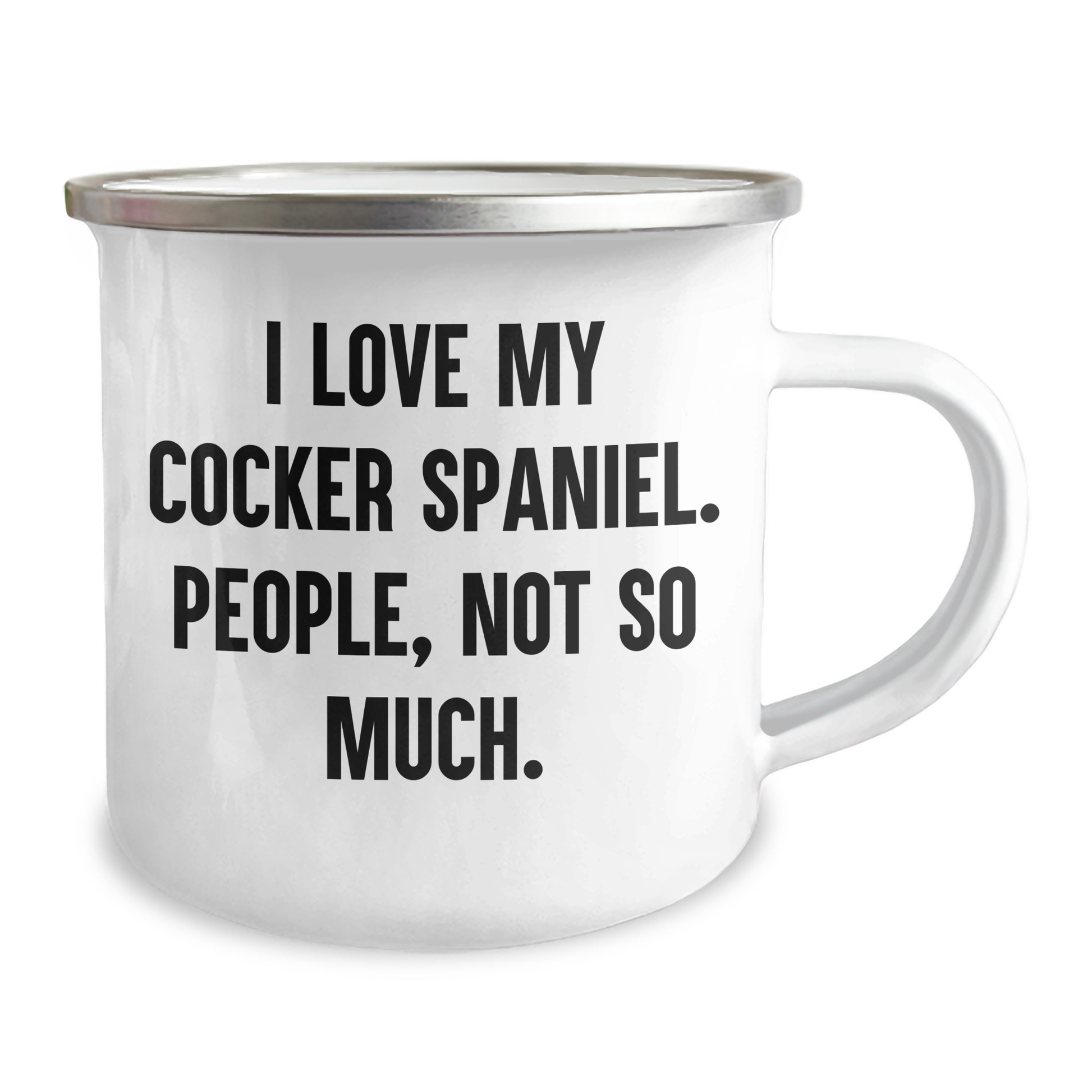 Cocker Spaniel Dog Lover's Funny Gift, Gifts from Friends, for Cocker Spaniel Dog, Camping Mug, Graduation Unique Gifts - Image 2