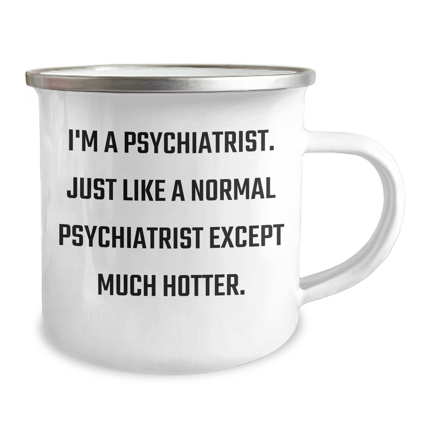 Psychiatrist Gifts, Funny Quote Camping Mug, Graduation Unique Gifts from Friends, Family, or Coworkers - Image 2