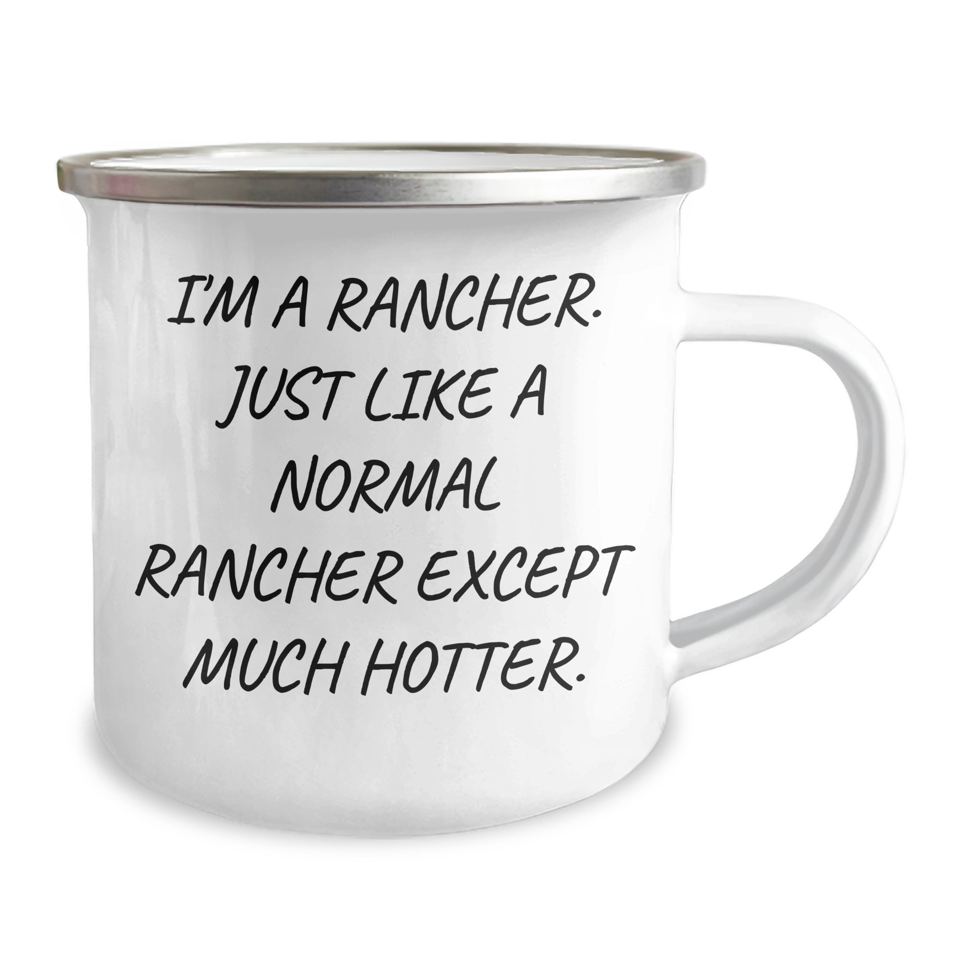 Rancher Gifts for Men, Funny Camping Mug for Graduation, 'I'm A Rancher. Just Like A Normal Rancher Except Much Hotter.' - Gifts from Family to Friends - Image 2