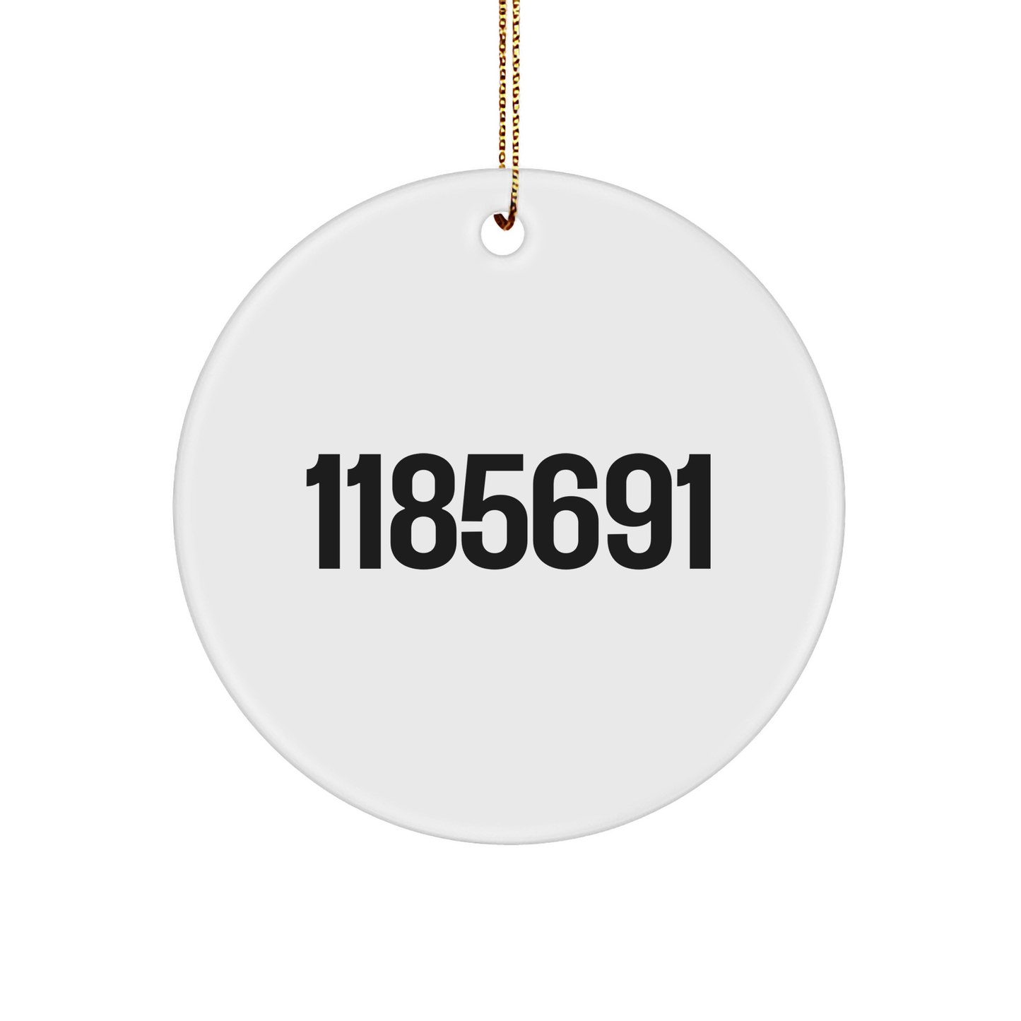 Civil Engineer Circle Ornament, Funny Quote Gifts from Friends, for Men, Women, Family, Christmas Unique Gifts, I'm Not Perfect - Image 1