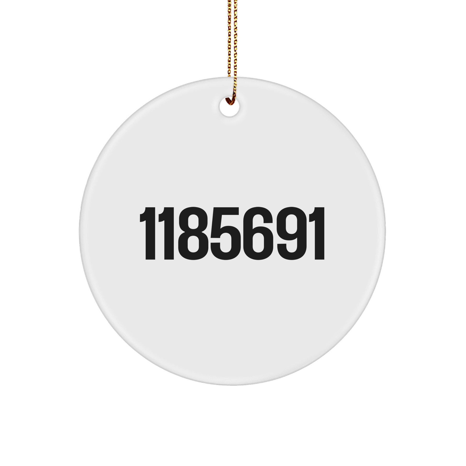 Civil Engineer Circle Ornament, Funny Quote Gifts from Friends, for Men, Women, Family, Christmas Unique Gifts, I'm Not Perfect - Image 1