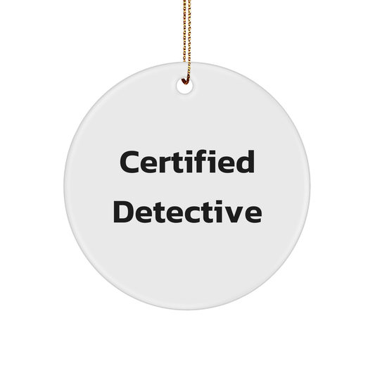 Funny Certified Detective Gifts for Detective Friends from Christmas - Image 1