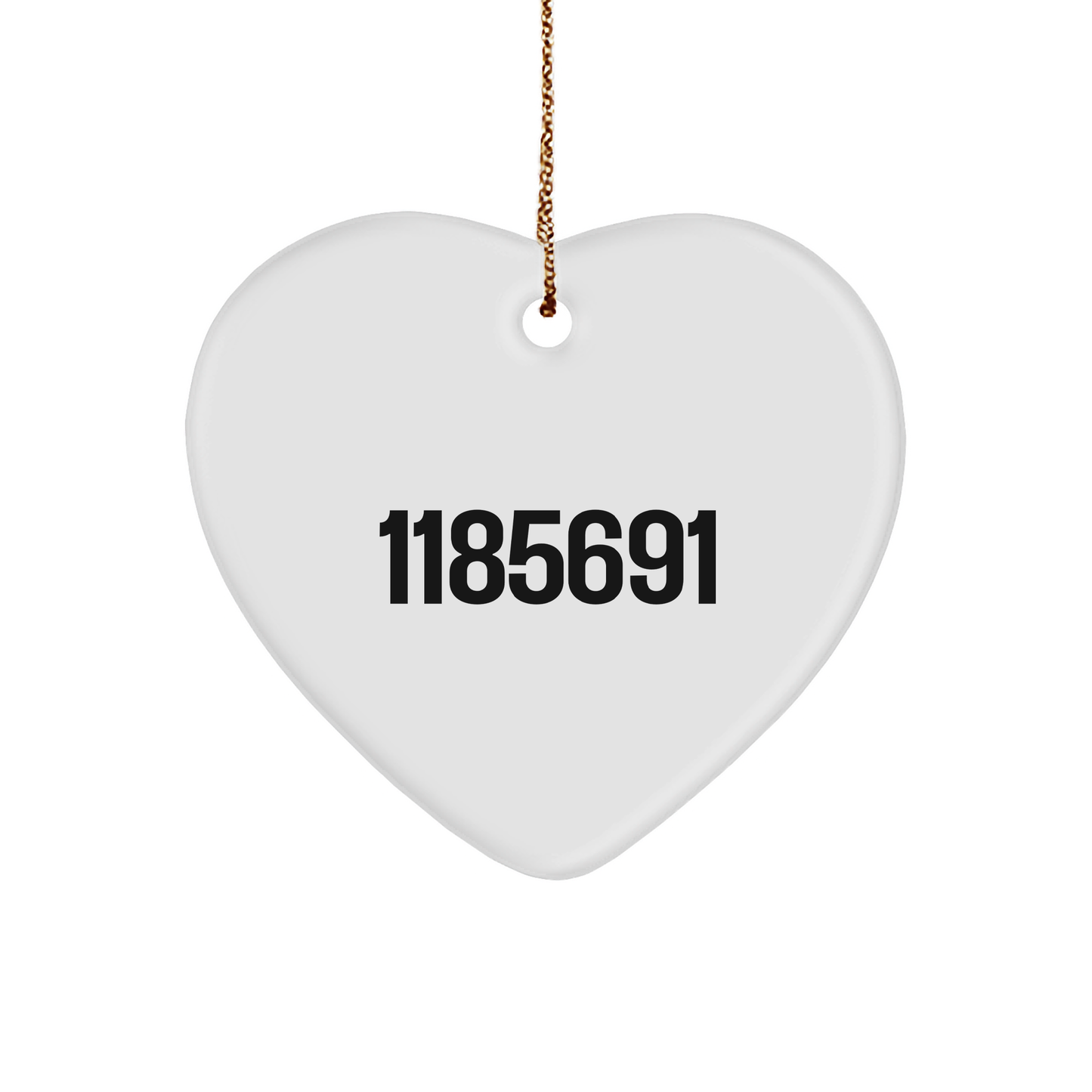 Civil Engineer Heart Ornament, Funny Quote Gifts from Friends for Civil Engineers, Christmas Unique Gifts - Image 1