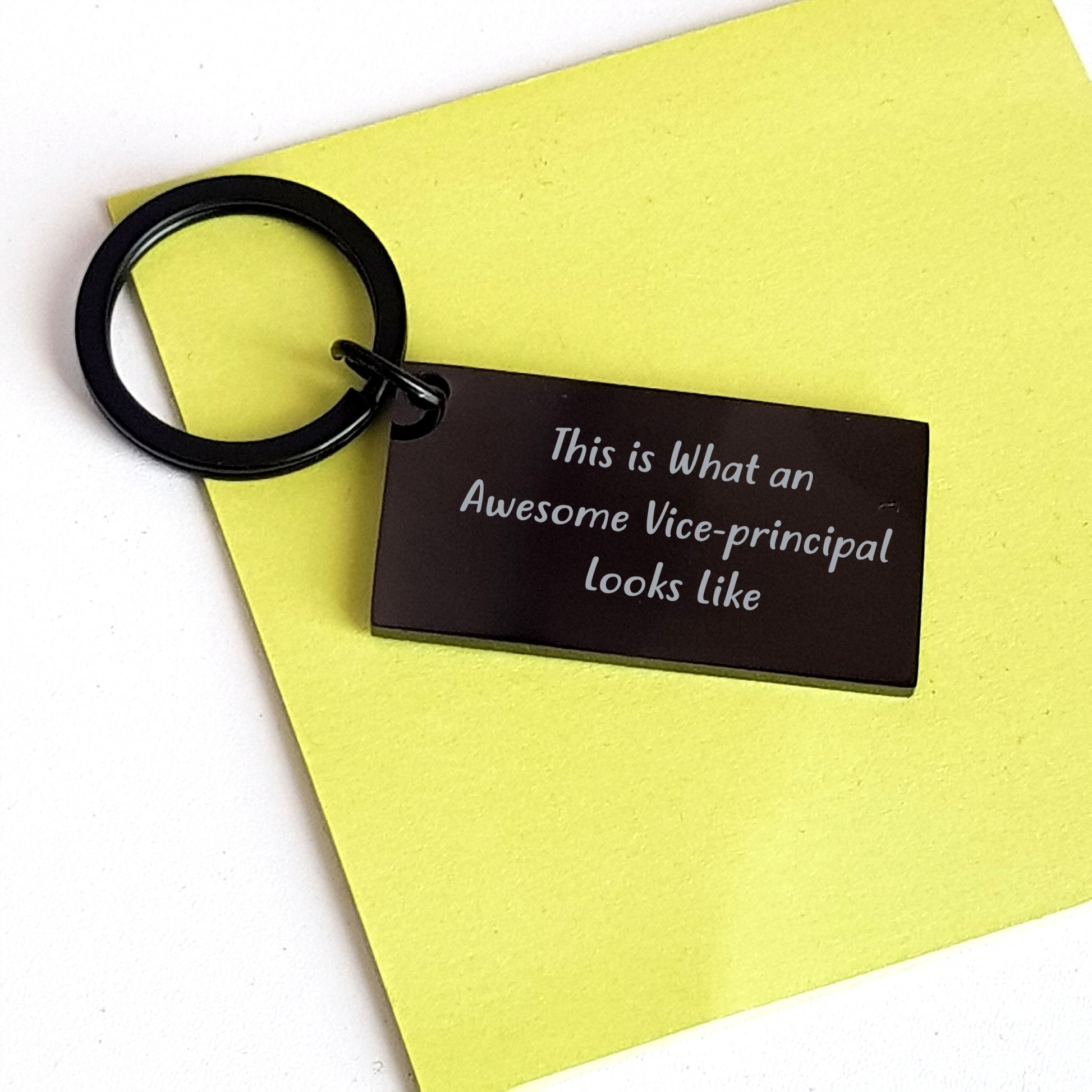 Funny Vice-principal Gifts from Friends for Awesome Vice-principals, Keychain Quote This Is What an Awesome Vice-principal Looks Like, Graduation Unique Gifts - Image 3