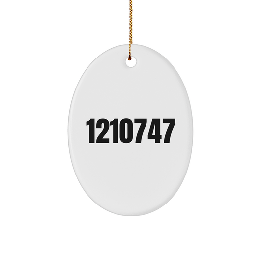 Game Warden Oval Ornament Gifts from Men to Game Wardens by Christmas, Funny Quote - Image 1