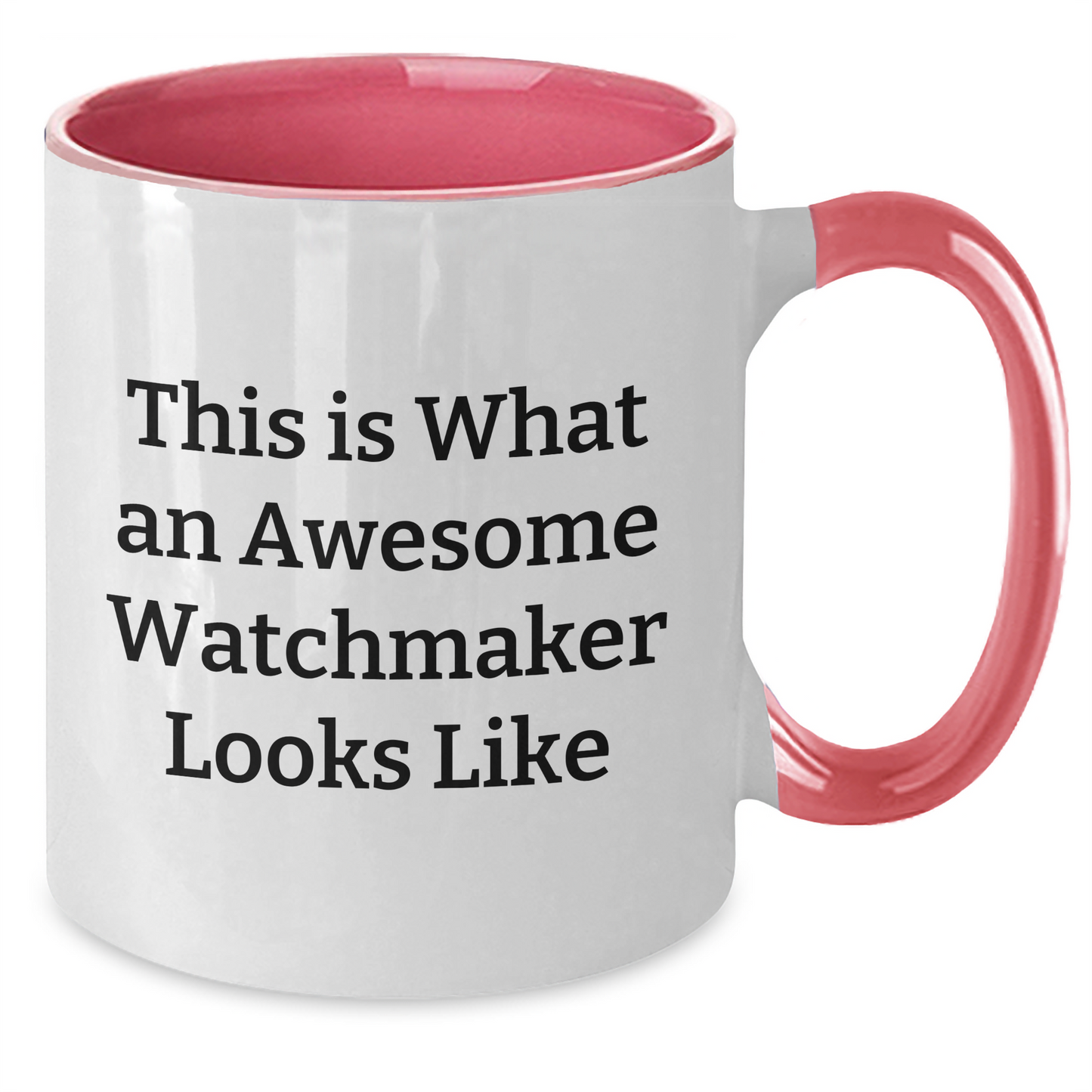 Watchmaker Gifts from Friends, Unique Two Tone Coffee Mugs for Graduation, Funny Quote, Awesome Watchmaker - Additional