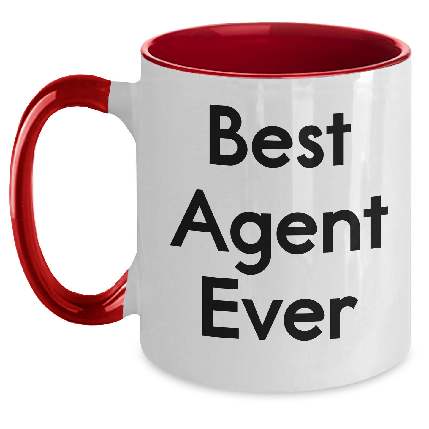 Funny Agent Gifts from Friends and Family for Best Agent Ever Two Tone Coffee Mugs, Graduation Unique Gifts - Main