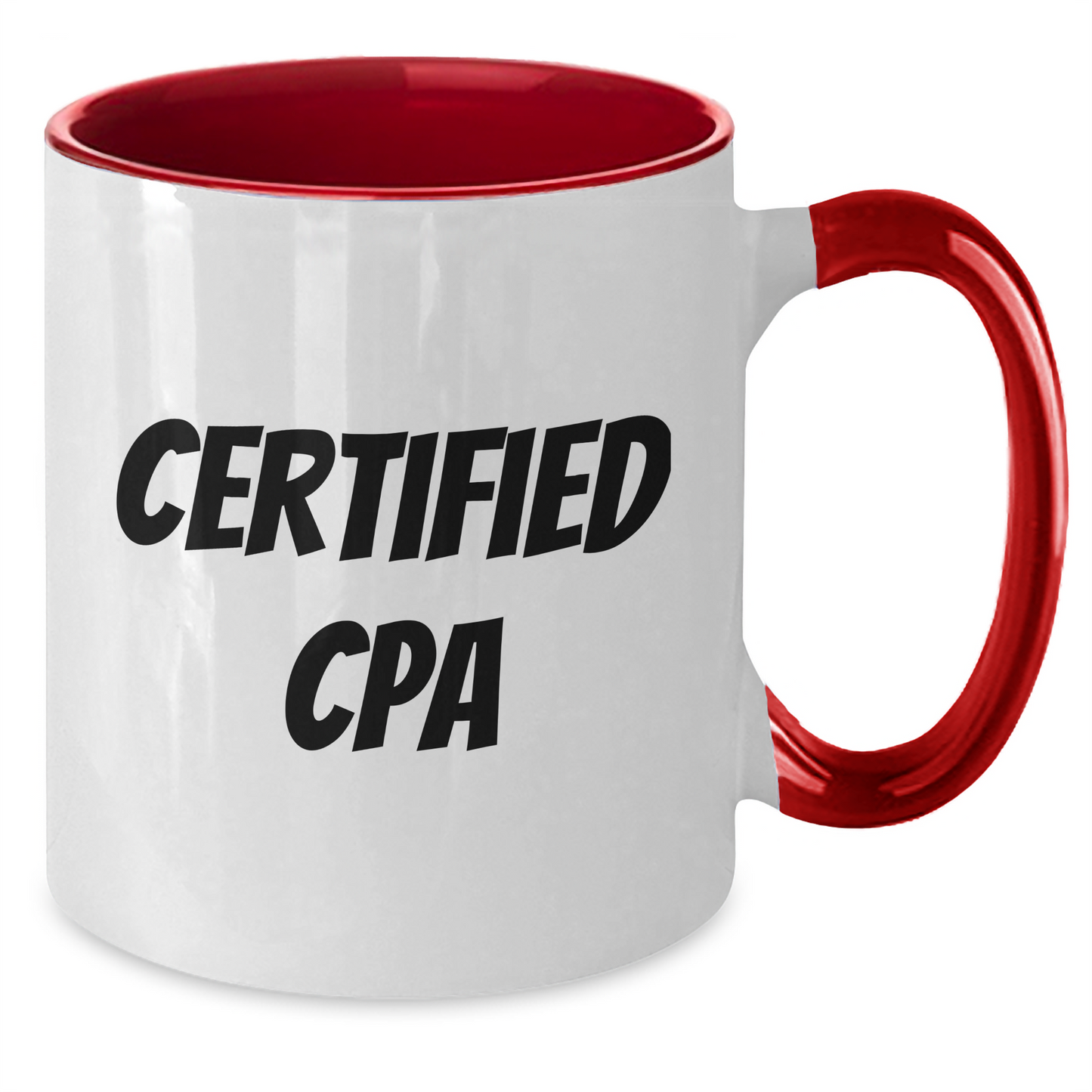 Funny CPA Gifts from Friends - Cute Two Tone Coffee Mug for Certified Public Accountants, Graduation Unique Gifts - Additional