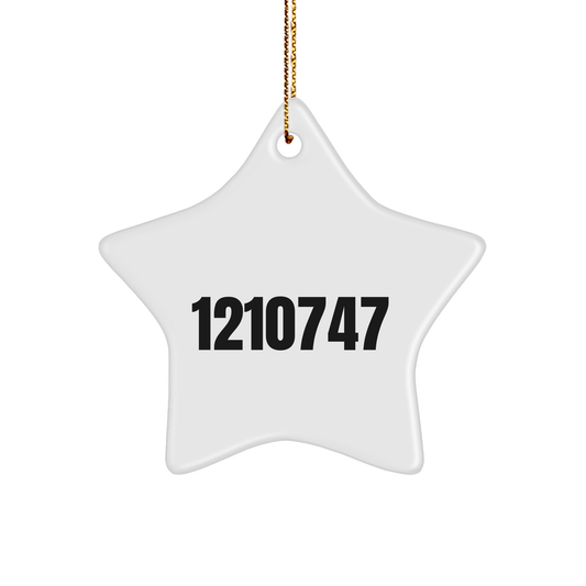 Game Warden By Day, World's Best Dad Gift, Star Ornament, Funny Quote, Christmas Unique Gifts from Men to Friends - Image 1