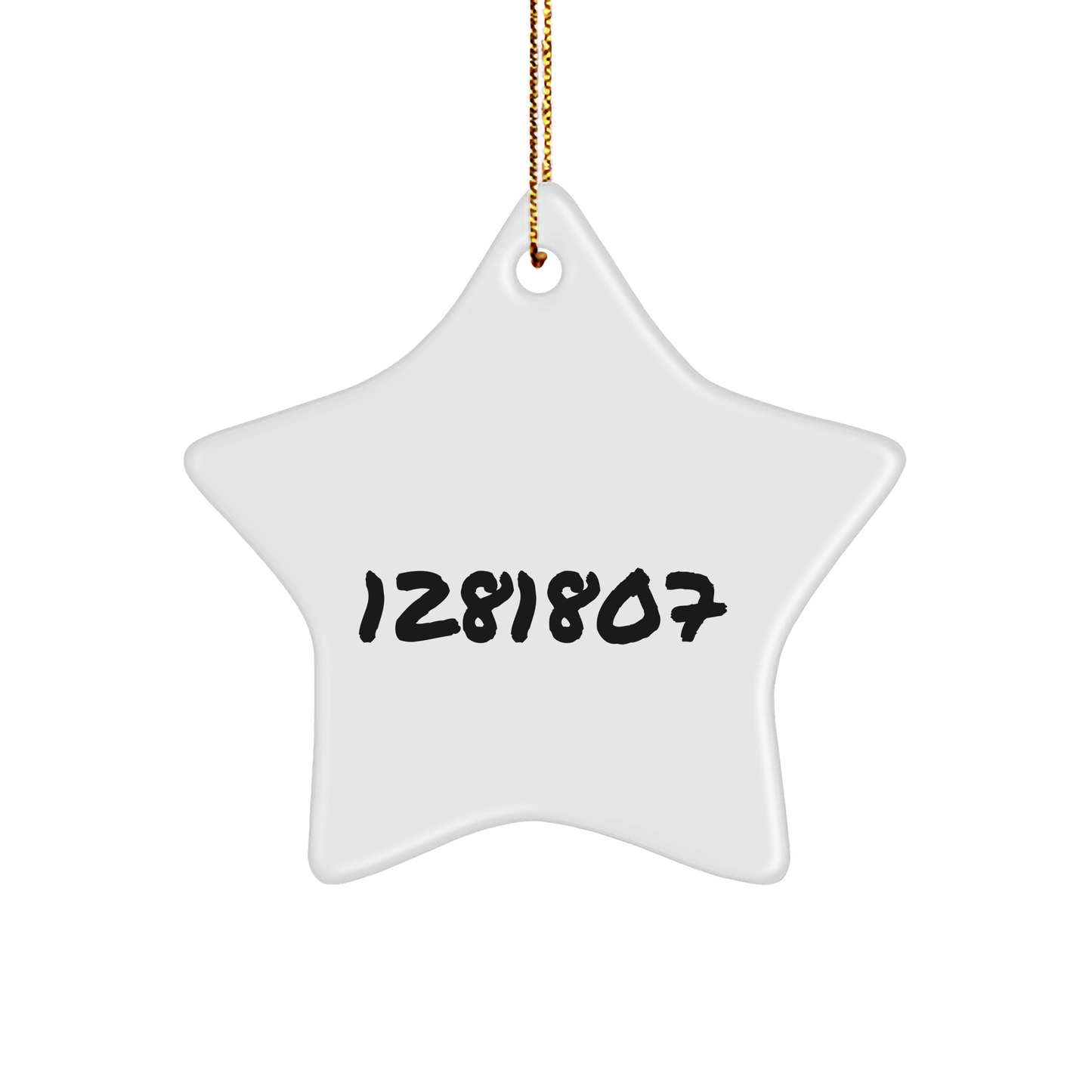 Pug Dog Star Ornament, Gifts from Family, Gifts for Pug Dog Lovers, Funny Quote I Love My Pug. People, Not So Much., Christmas Unique Gifts - Image 1