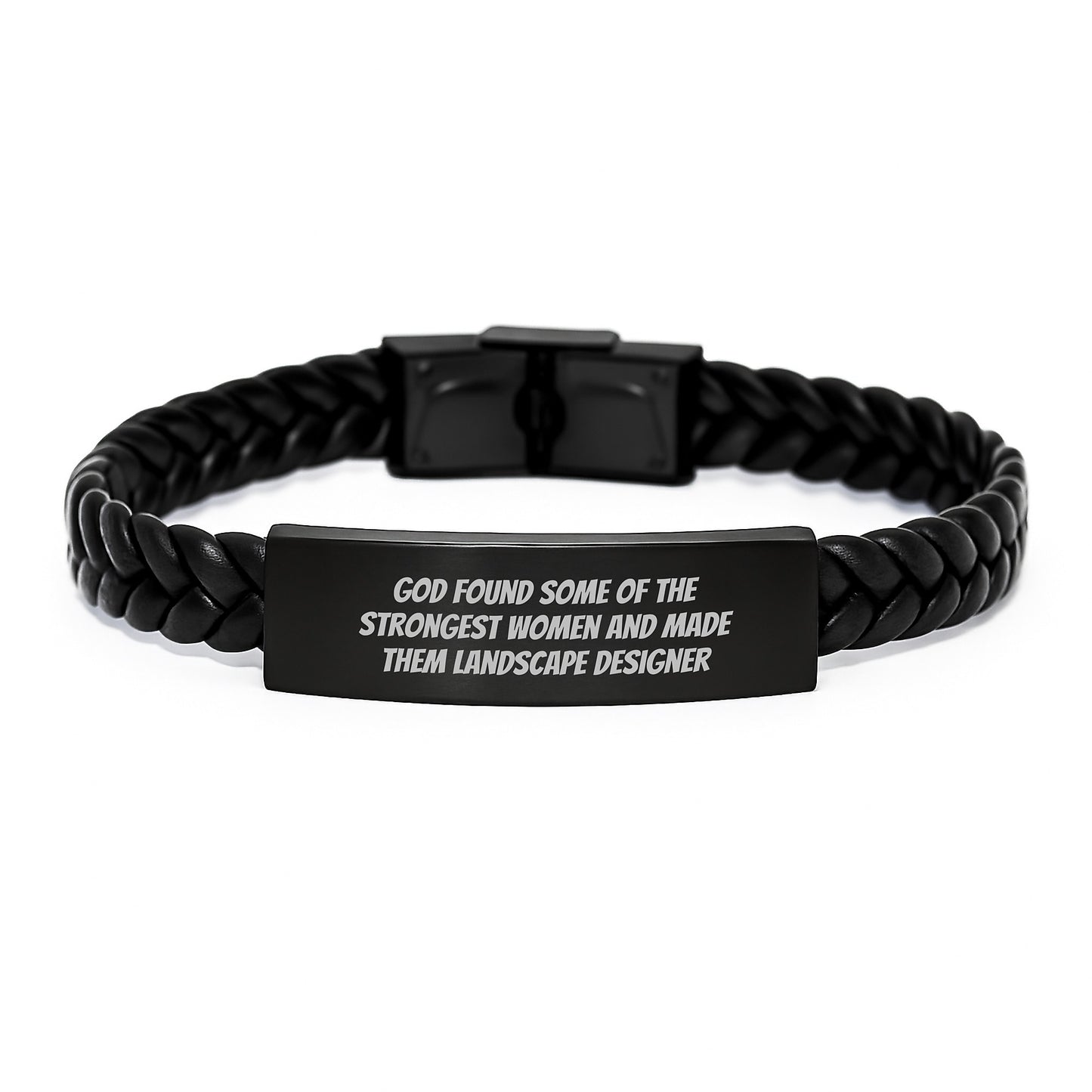 Funny Quote Landscape Designer Gifts - Interlaced Leather Bracelet, Gifts from Men to Women, Unique Christmas Unique Gifts for Her - Image 1