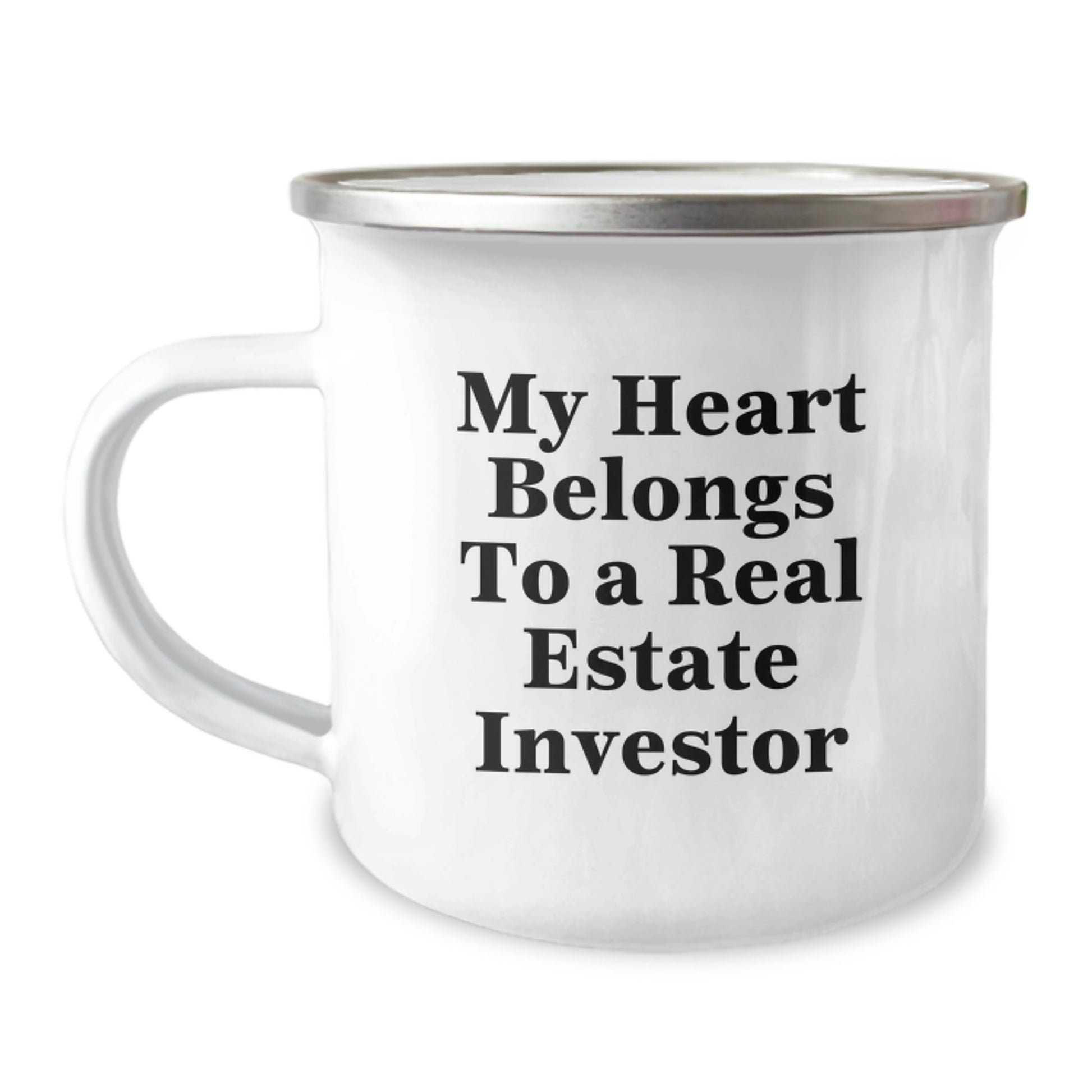 Funny Real Estate Investor Camping Mug Gifts from Family for Christmas Unique Presents for Him - Image 1