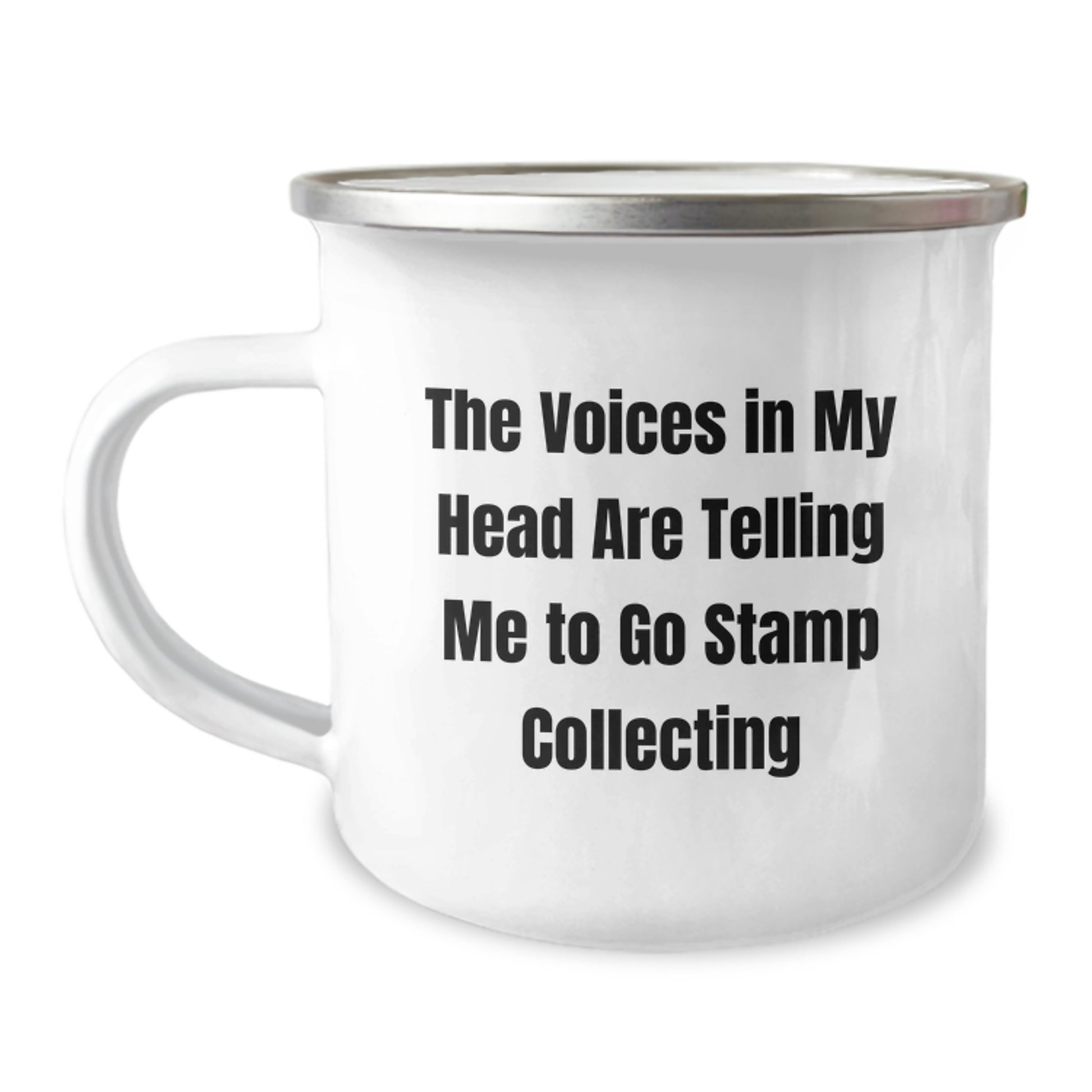 Funny Stamp Collecting Gifts from Friends for Stamp Enthusiasts - Christmas Unique Items for Women - Camping Mug with Inspirational Quote - Image 1