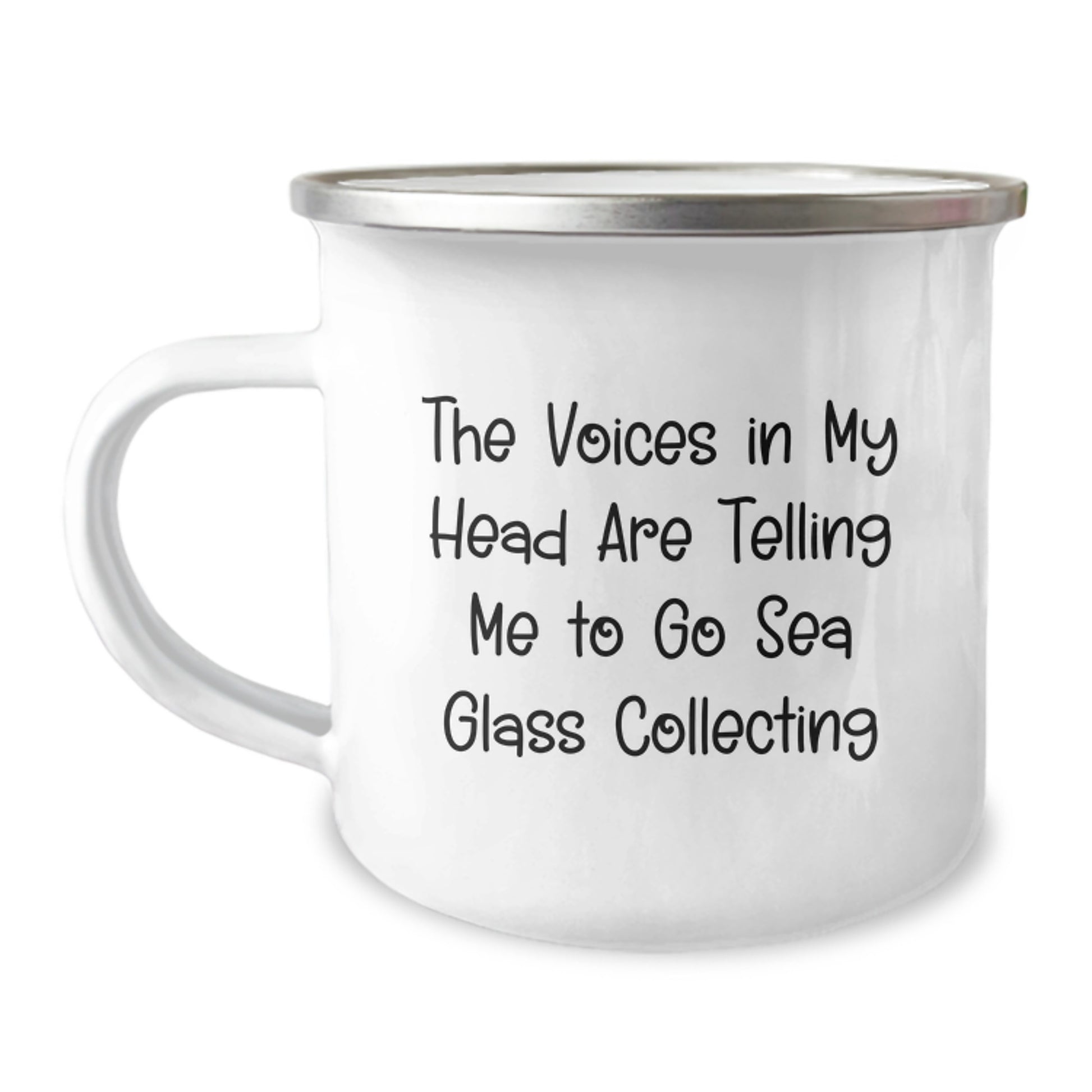 Funny Sea Glass Collecting Camping Mug Gifts from Friends for Sea Glass Enthusiasts, Unique Christmas Unique Gifts - Image 1