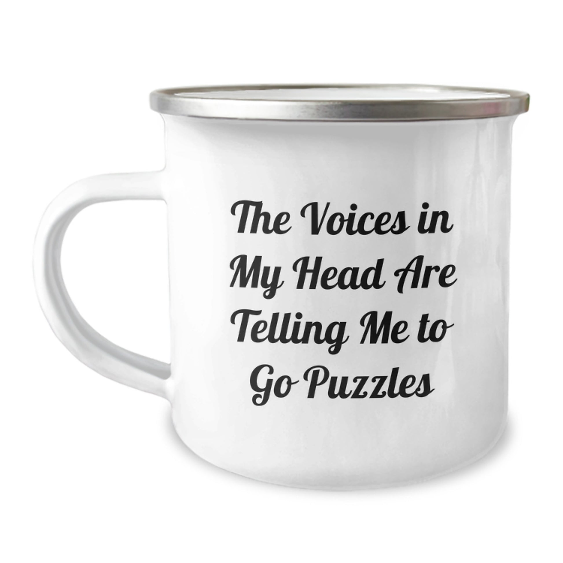 Funny Camping Mug Gifts for Puzzles Enthusiasts from Friends for Christmas - Image 1
