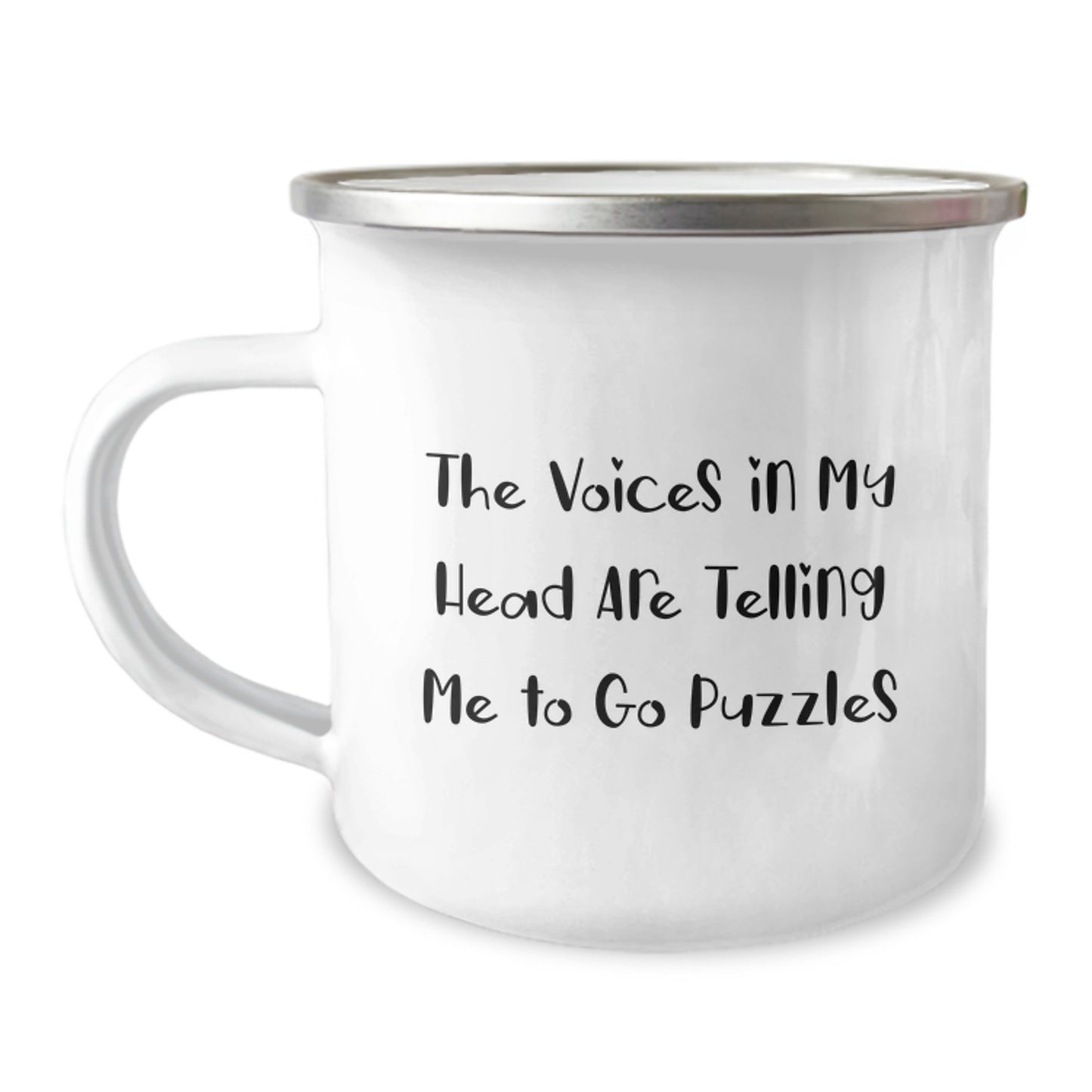 Funny Puzzle Enthusiast Gifts for Friends, Puzzles Camping Mug for Men, Women, Unique Christmas Unique Gifts from Puzzles Lover - Image 1