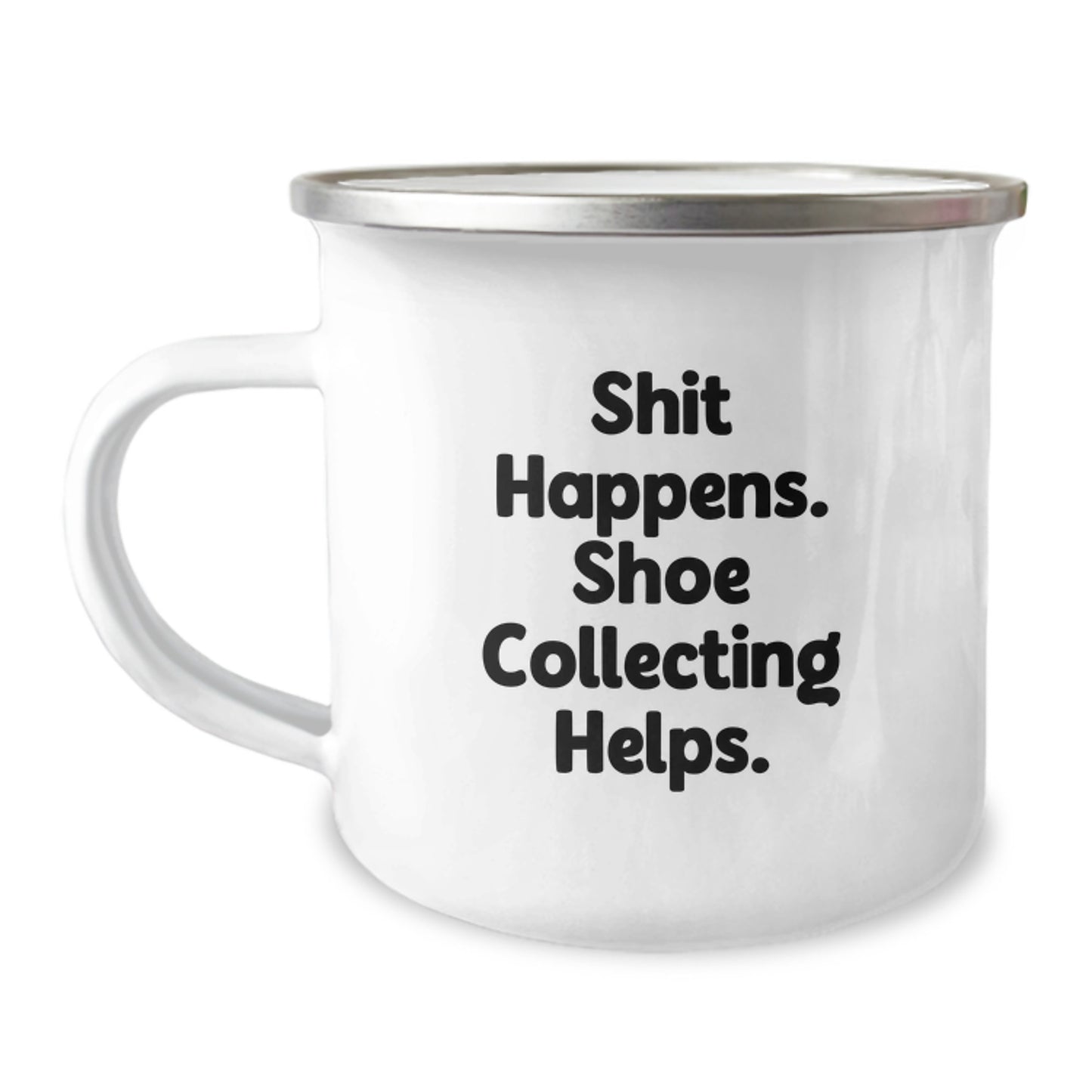 Funny Shoe Collecting Gifts for Men, Women, Friends - Camping Mug, Unique Christmas Memorable Presents from Family, Friends, Coworkers - Image 1