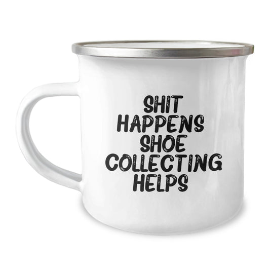 Funny Shit Happens. Shoe Collecting Helps. Gifts for Shoe Collecting Enthusiasts from Friends - Christmas Unique Gifts - Image 1
