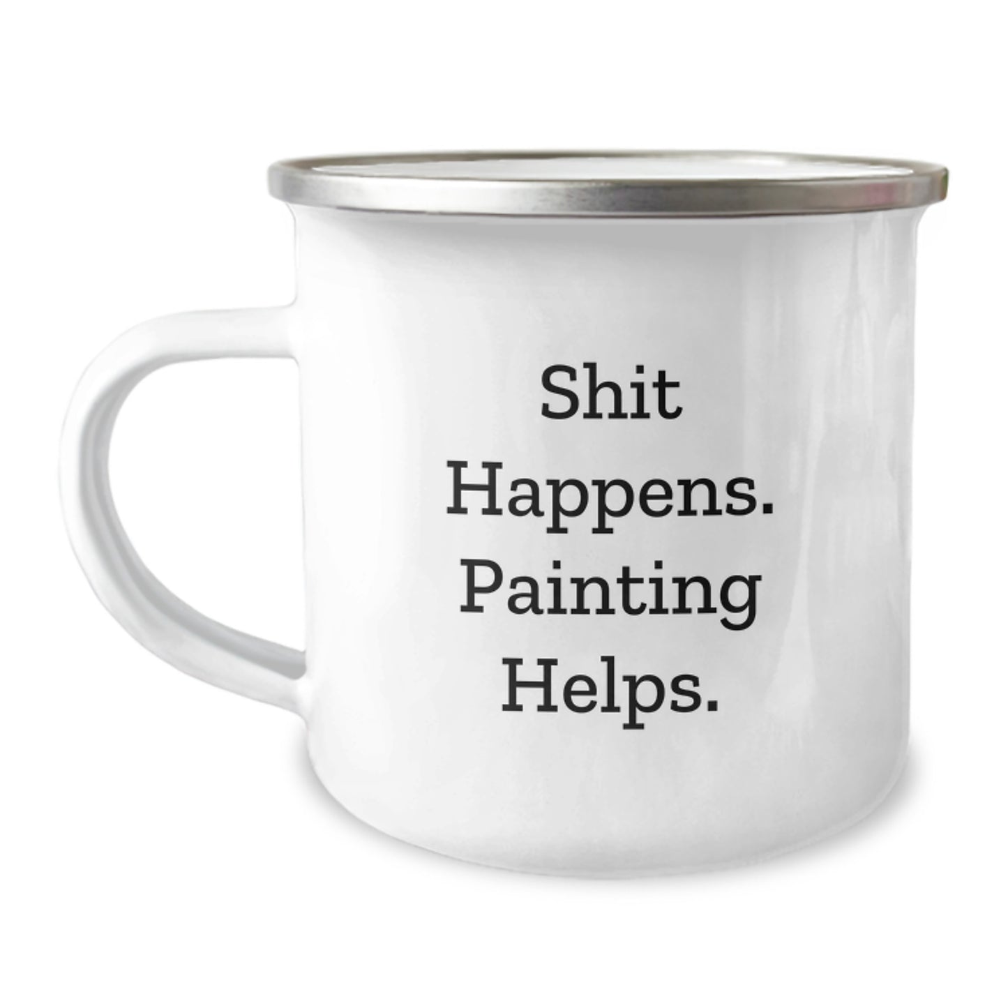 Funny Painting Gifts for Friends from Men, Unique Christmas Unique Gifts for Painting Lover, Camping Mug with Painting Quote - Image 1
