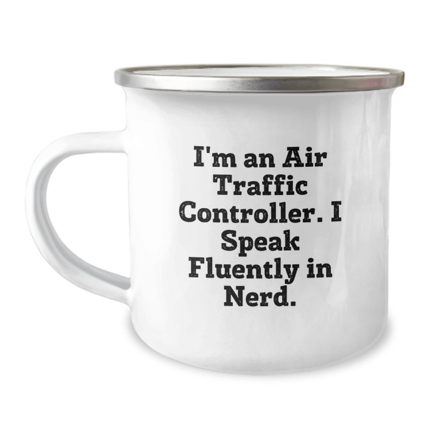 Funny Air Traffic Controller Gifts from Family for Men Unique Christmas Memorable Presents Camping Mug - Image 1