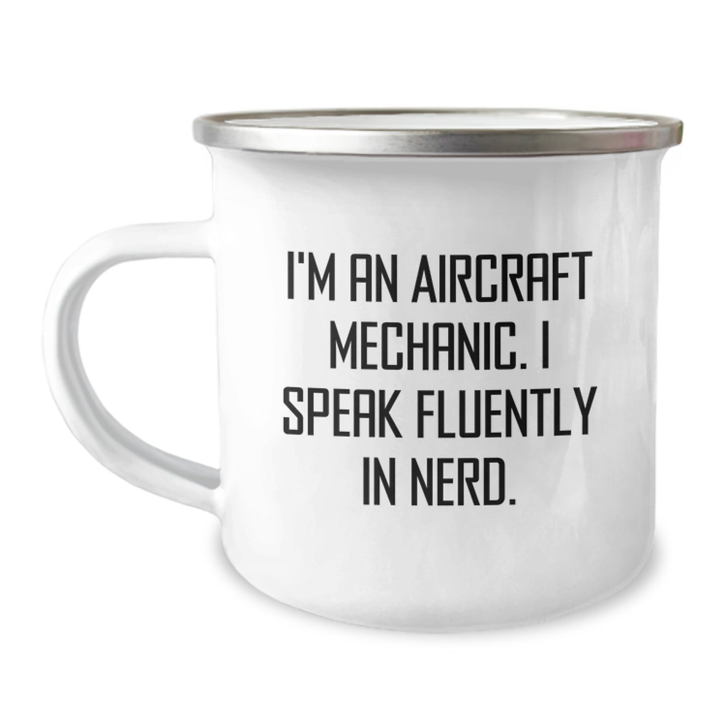 Funny Aircraft Mechanic Camping Mug Gifts from Friends for Men, Unique Christmas Unique Gifts - Image 1