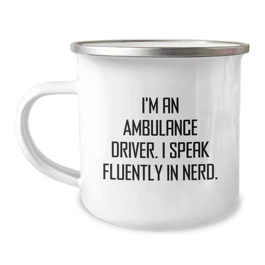 Christmas Unique Gifts for Ambulance Driver - Funny Mug from Friends - Image 1