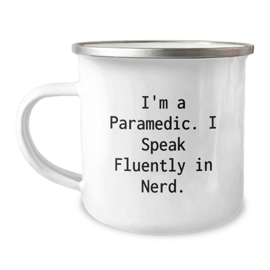 Rescue Worker Gifts for Men Funny Camping Mug I'm a Rescue Worker I Speak Fluently In genius Gifts from Family - Image 1