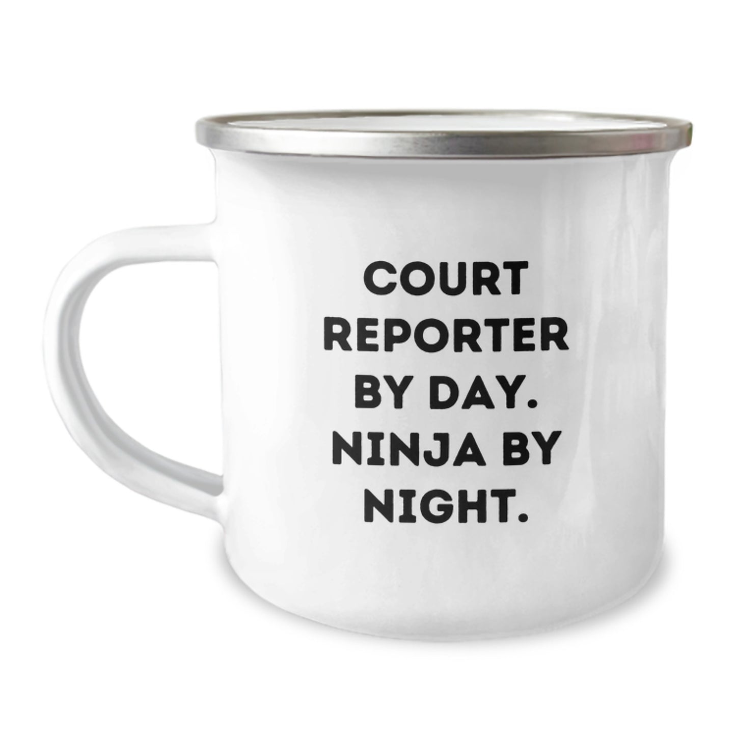 Court Reporter Ninja Gifts from Friends for Court Reporters, Camping Mug for Graduation Unique - Image 1