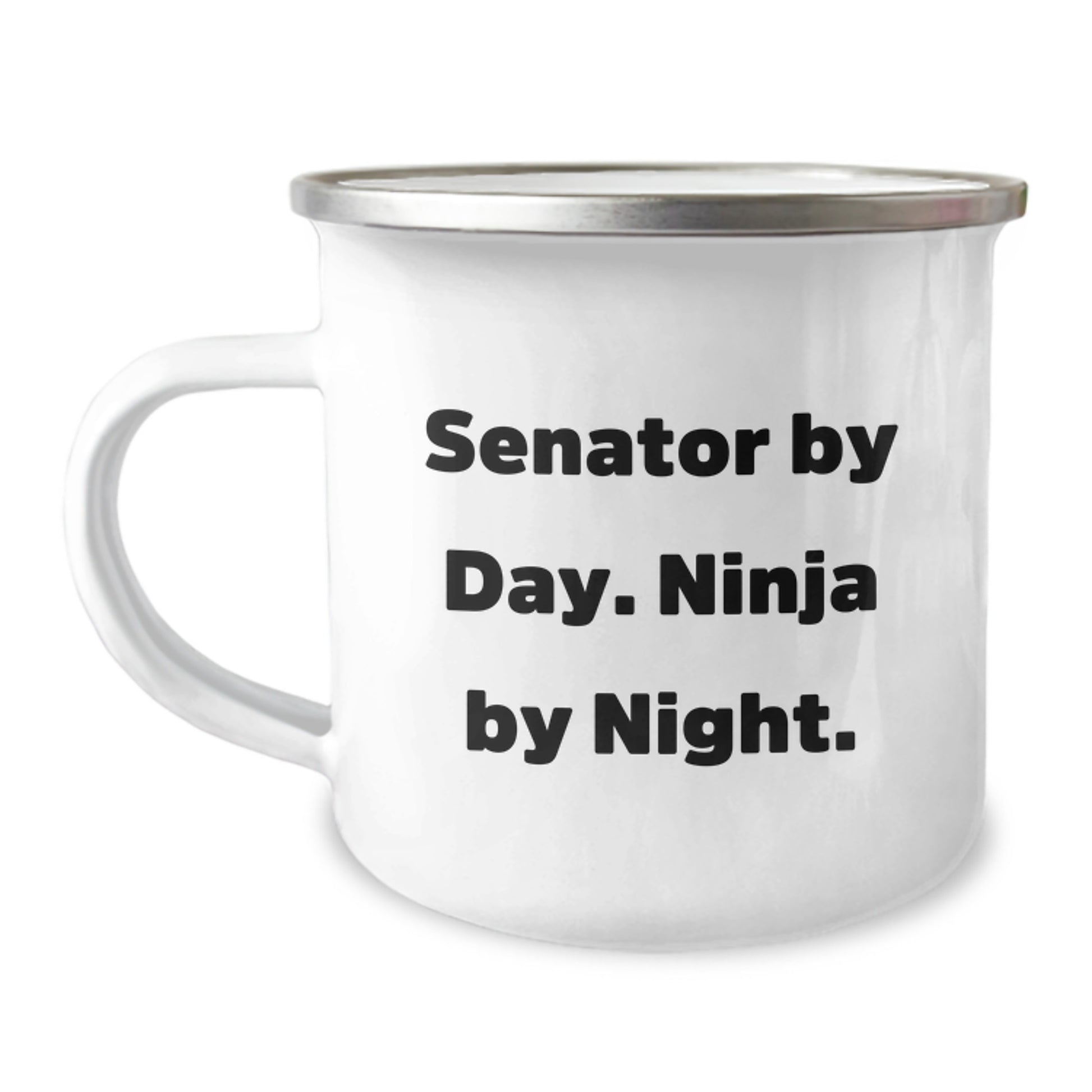 Senator Christmas Unique Gifts from Friends - Funny Senator By Day. Ninja By Night. Camping Mug, Unique Christmas Unique Gifts for Senator, Senator Enthusiast, Senator Lover - Image 1